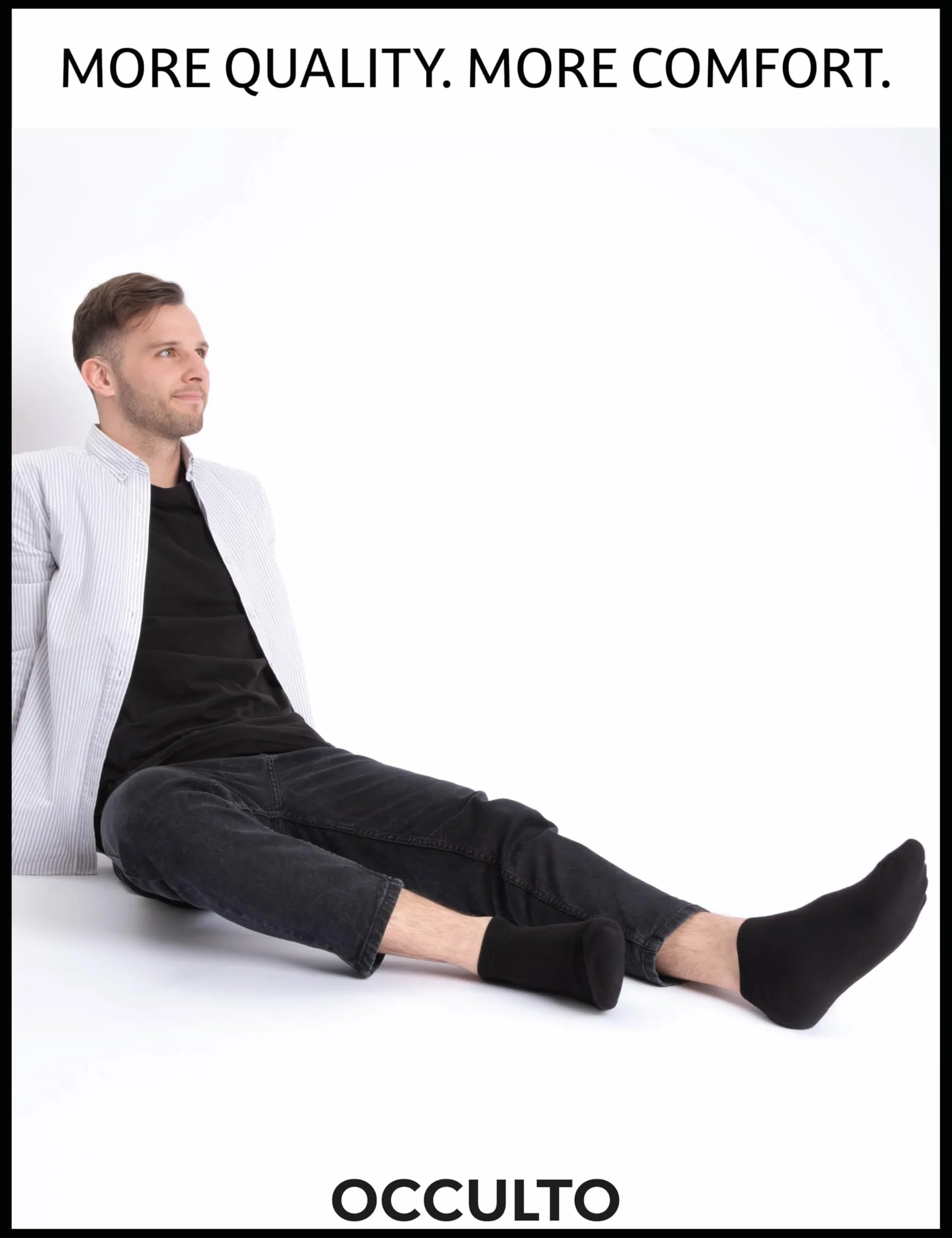 Occulto 100% bawełniane krótkie skarpetki męskie 10 pack (model: Ingmar)