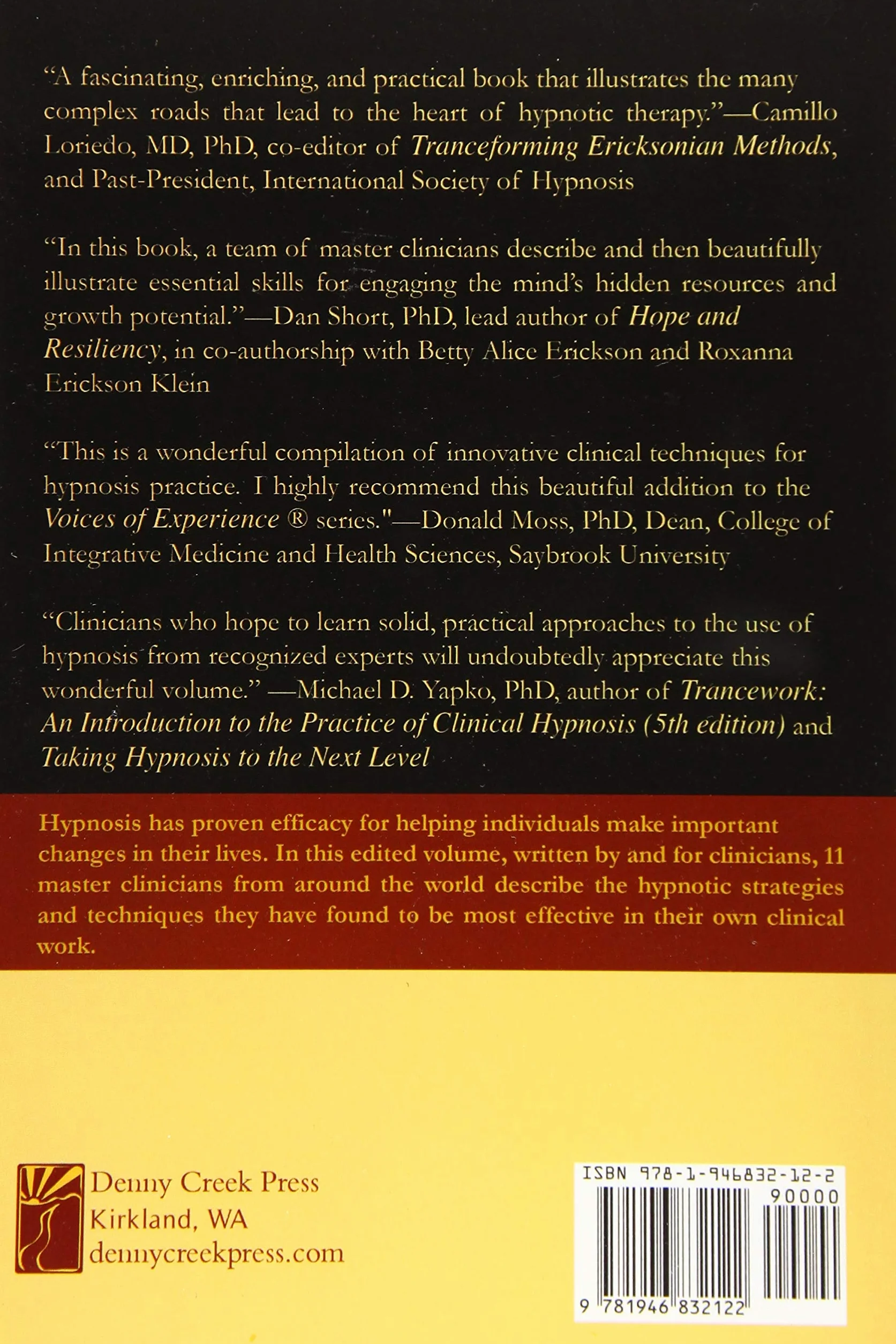 Handbook of Hypnotic Techniques, Vol. 1: Favorite Methods of Master Clinicians: 4
