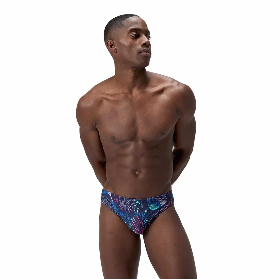 Speedo Krótkie Mężczyźni Print Brief 2"