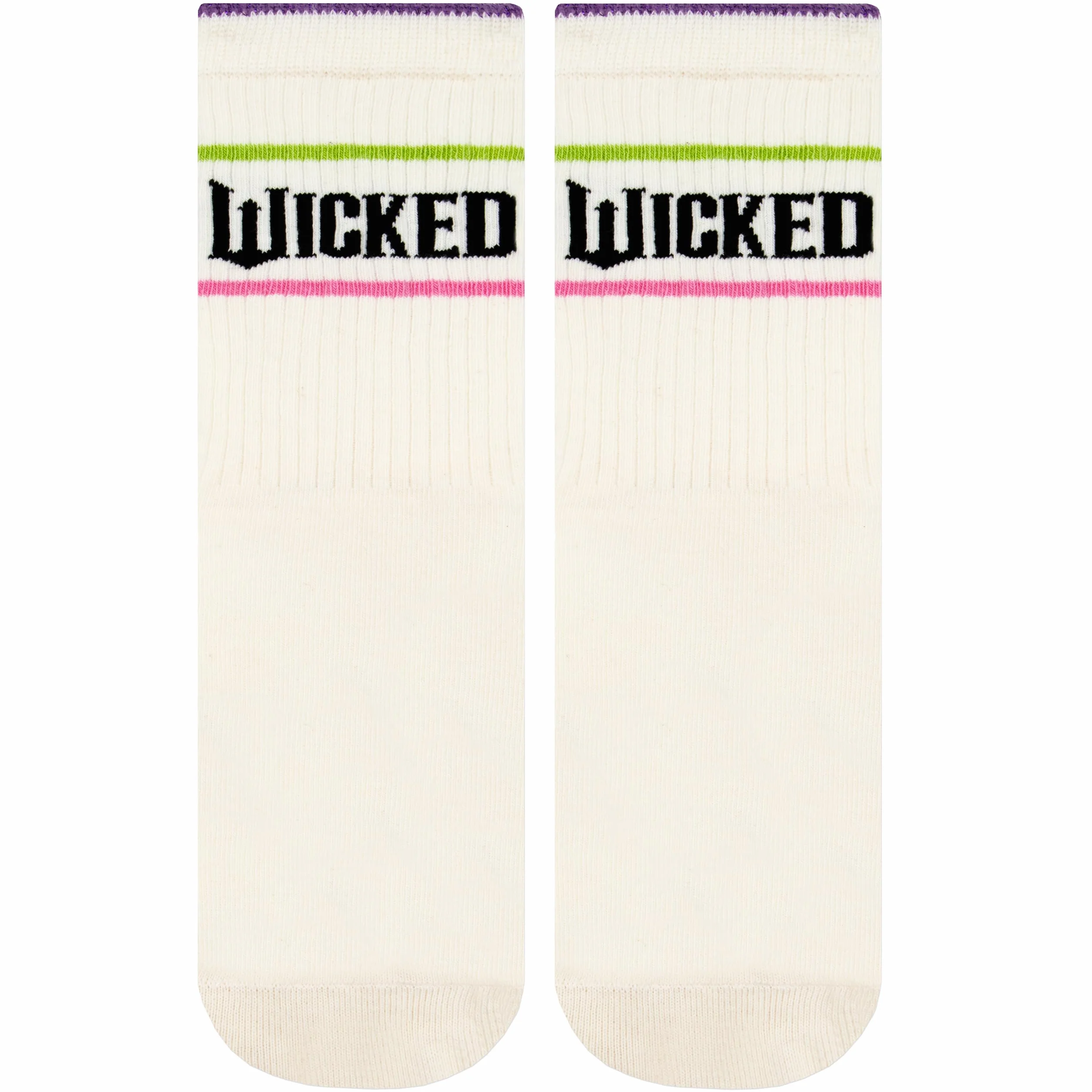 WICKED Skarpetki Dziewczęce 3-Pak, Multipack Glinda i Elphaba Skarpetki dla Dzieci, Oficjalny Merch