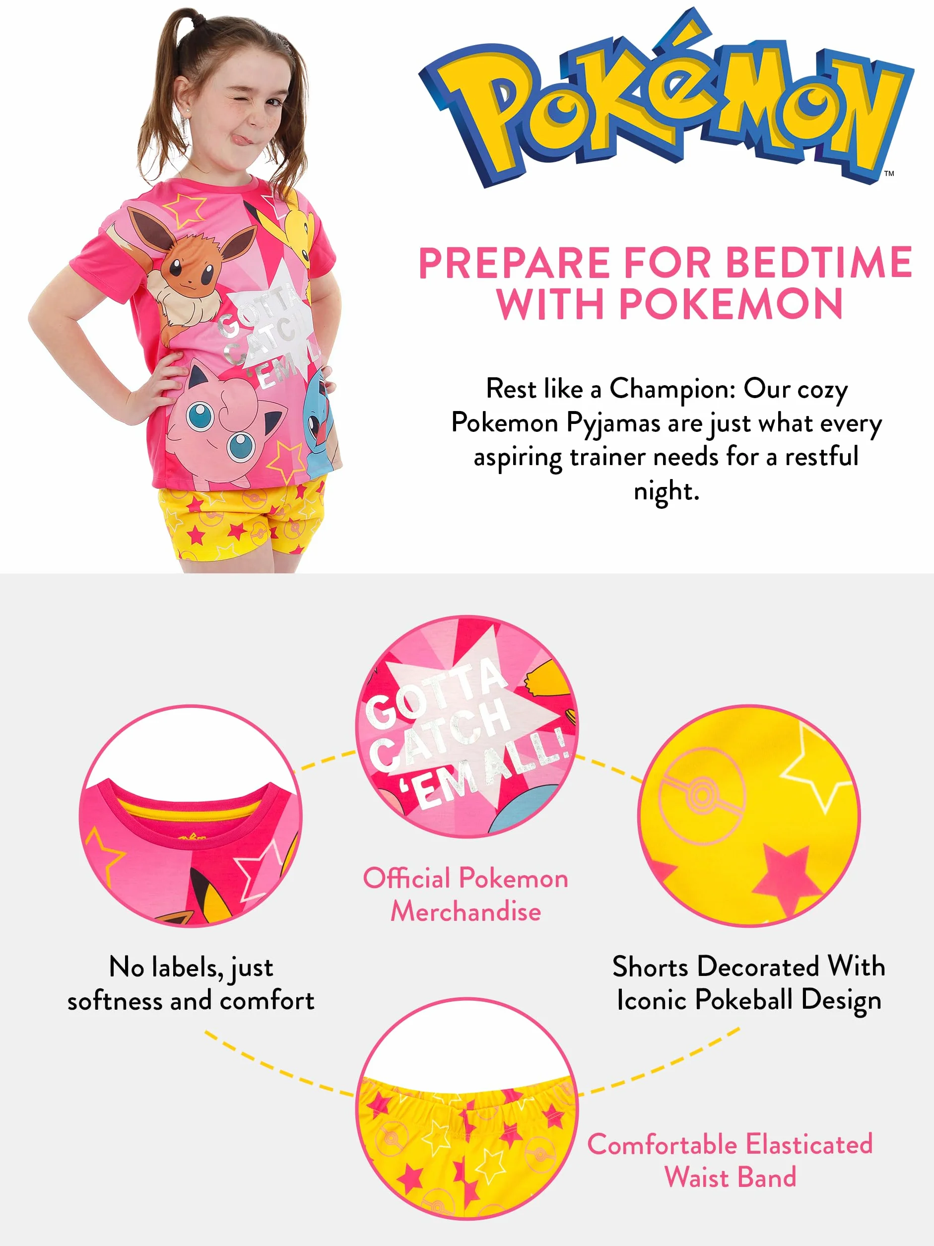 Pokemon Piżama dziewczęca