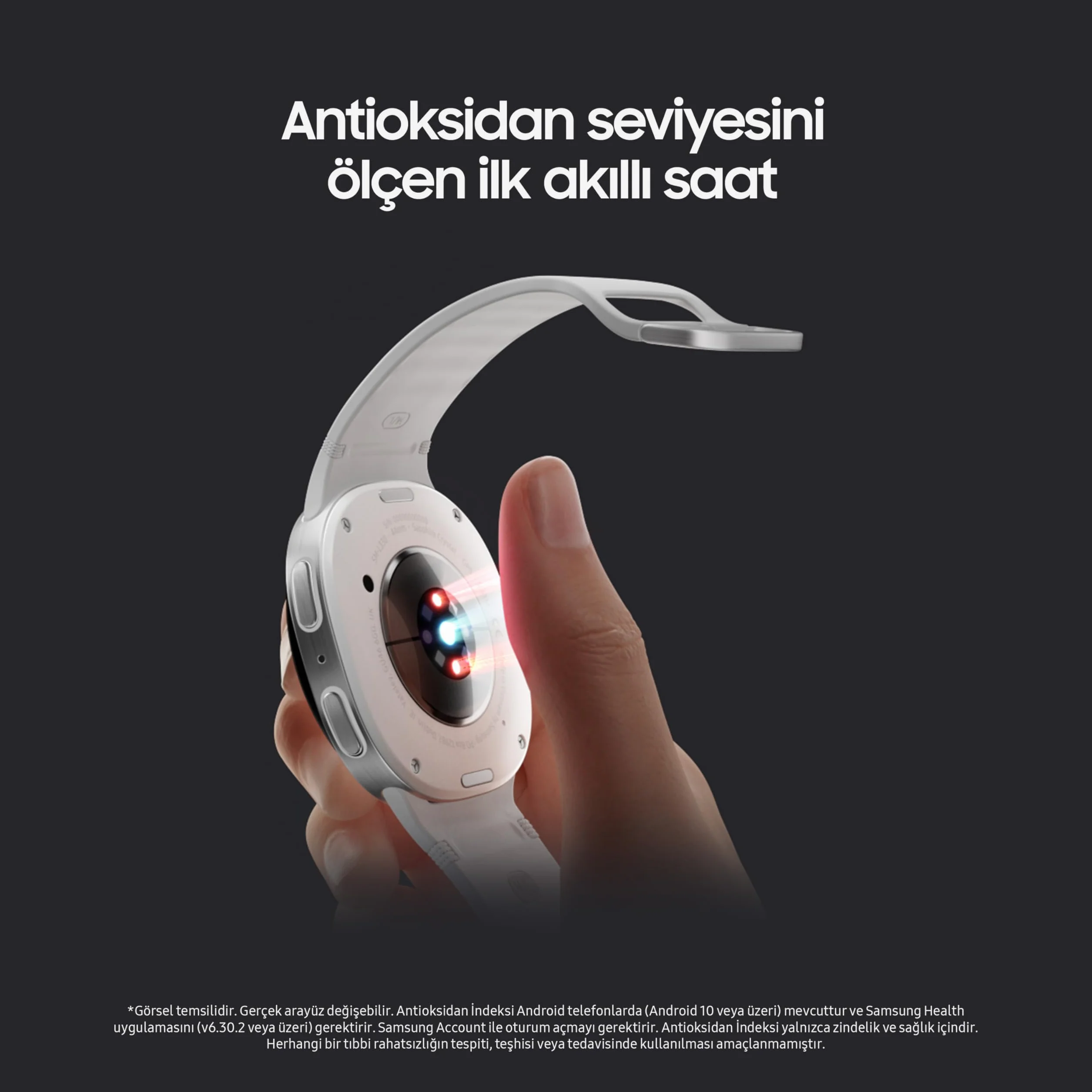 Samsung Galaxy Watch 8 srebrny, Bluetooth, 40 mm Smart Watch (Samsung Turkey Guaranteed)