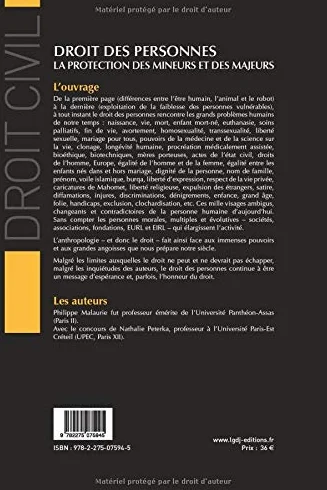 Droit des personnes: La protection des mineurs et des majeurs