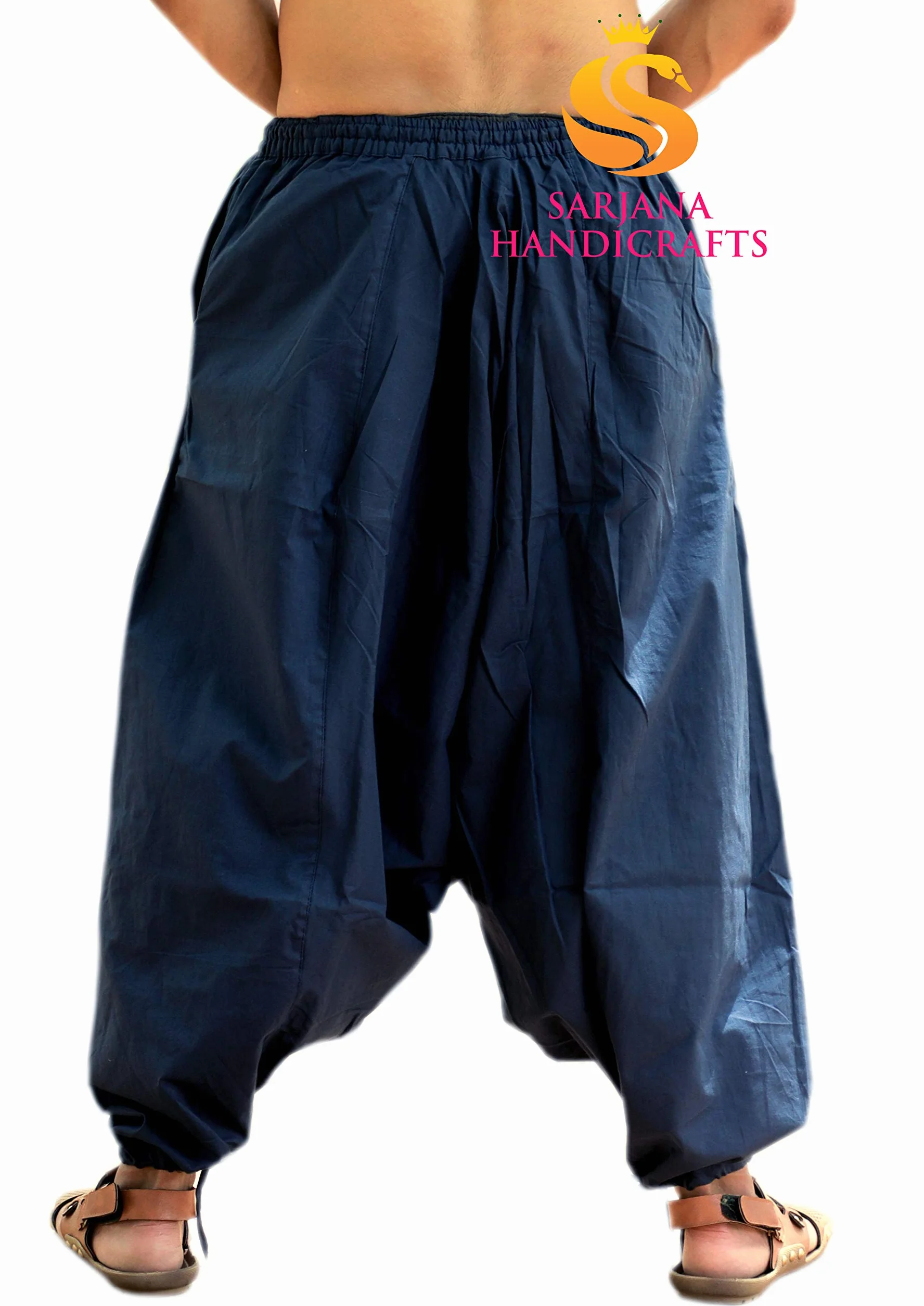 Sarjana Handicrafts Męskie spodnie do jogi unisex