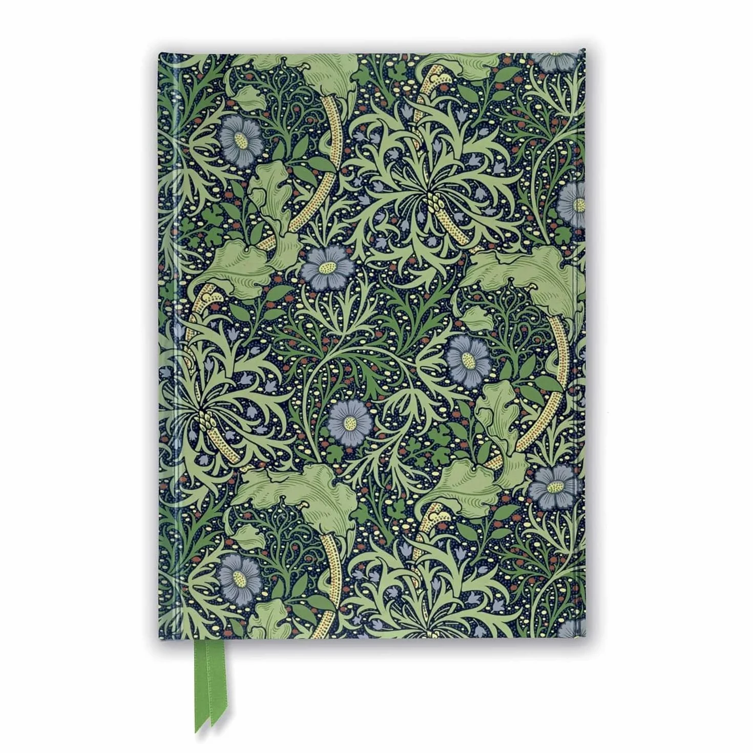 William Morris: Seaweed Wallpaper Design (Foiled Journal): Unser hochwertiges, liniertes Blankbook mit festem, künstlerisch geprägtem Einband und Magnetverschluss
