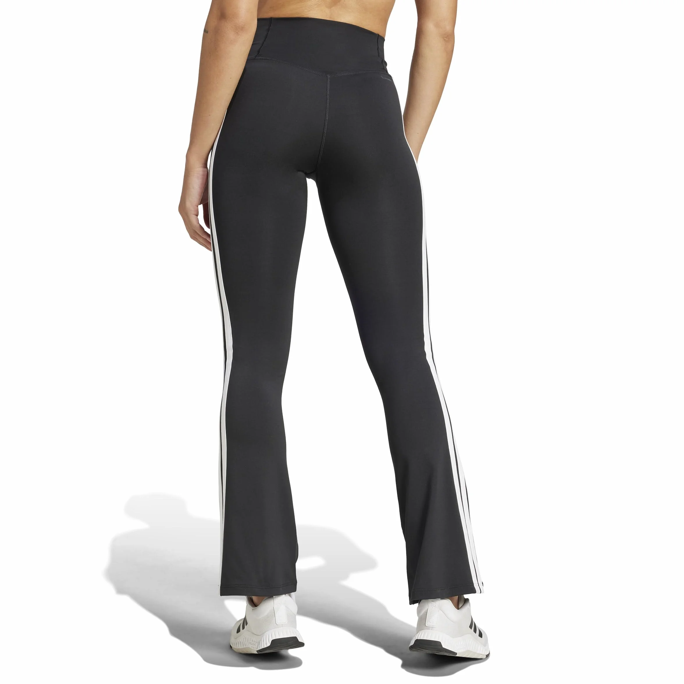 adidas Optime Essentials 3 Stripes Flared Leggings - Rajstopy (1/1) Kobiety