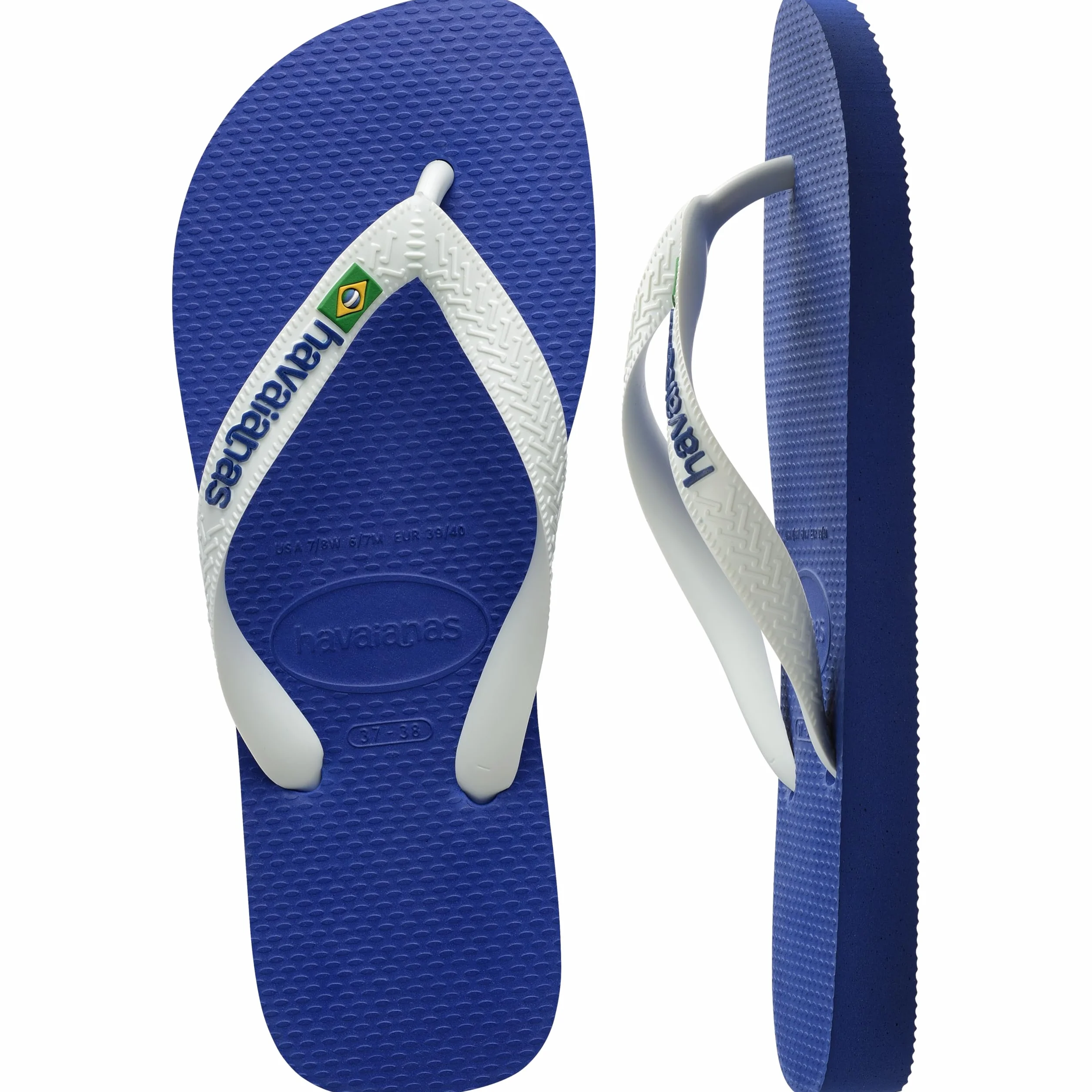 Havaianas Top Brasil Logo, Flip Flop Unisex Dorośli, Morski, 45/46 EU