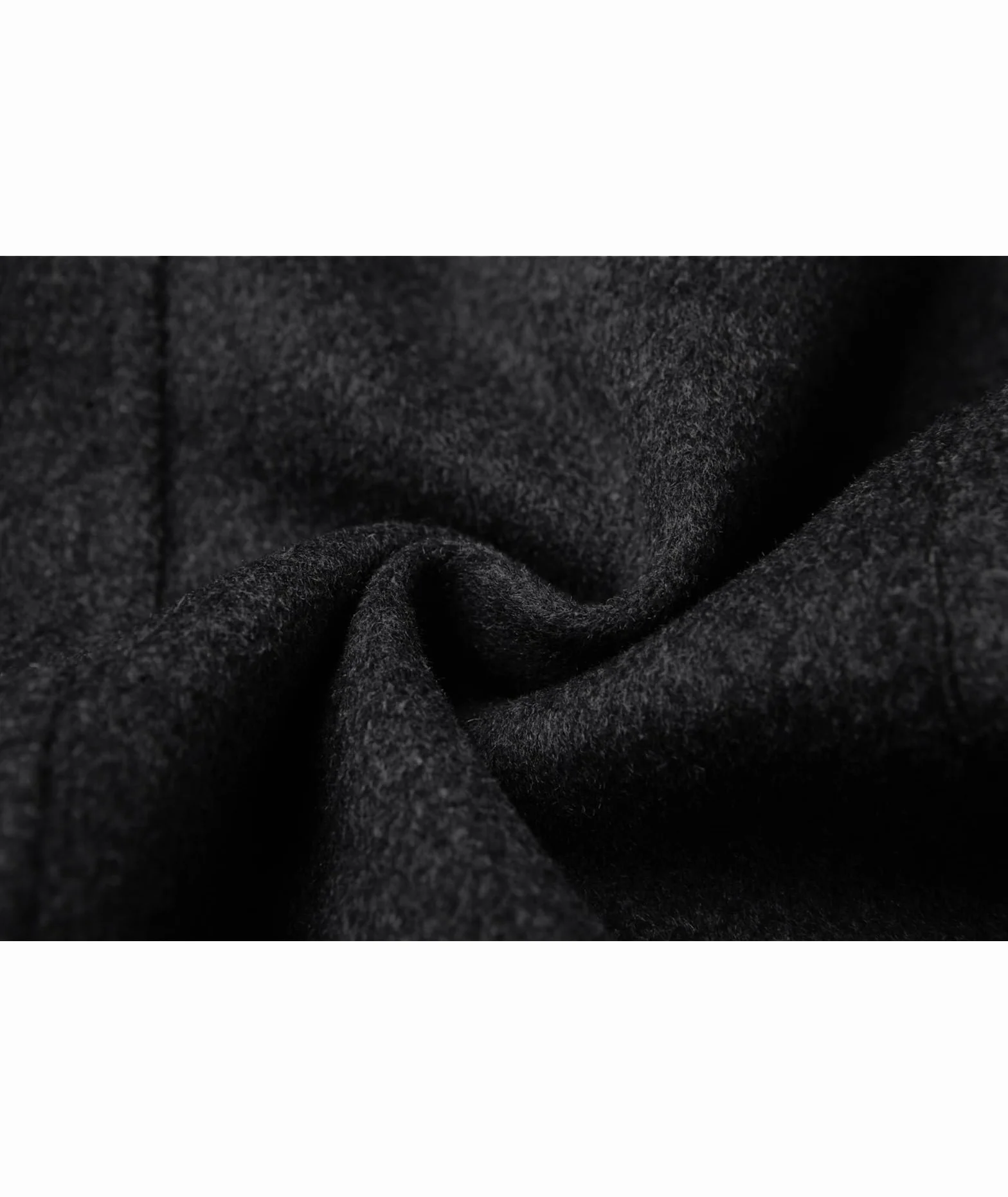 ECDAHICC Płaszcz zimowy, męski, długi płaszcz wełniany, slim fit, dwurzędowy płaszcz męski, biznesowy, bawełna, płaszcz wełniany