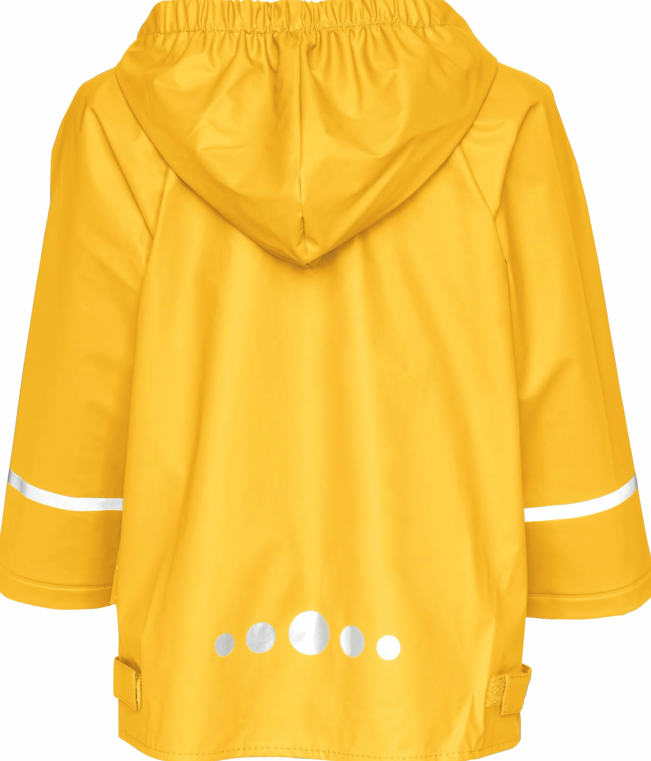 Playshoes Uniseks - Dzieci Basic Kurtka Przeciwdeszczowa, Żółty, 128 cm