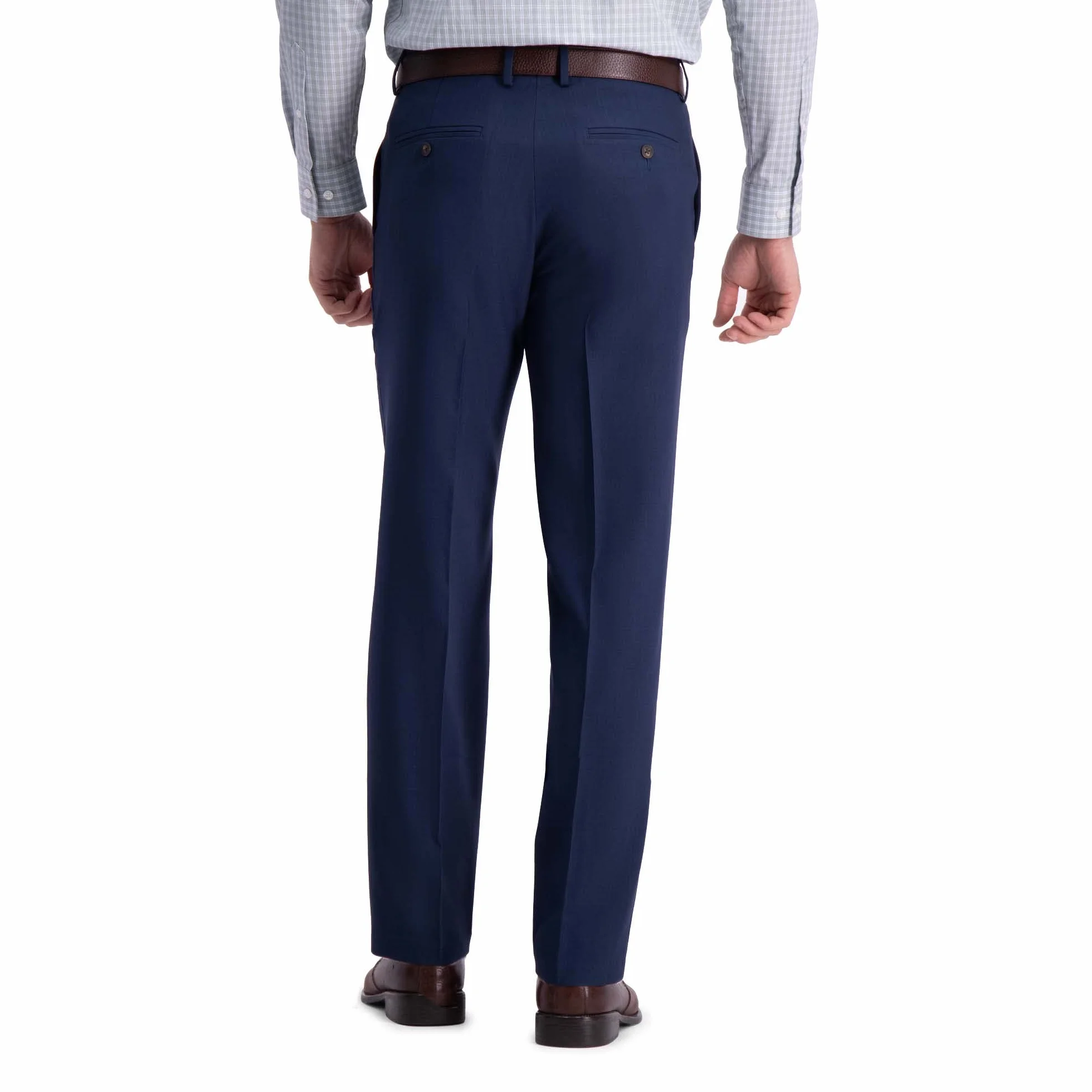Haggar Premium Comfort Dress Pant-straight Fit Flat Front (Regular And Big & Tall Sizes) - Odzież — spodnie Mężczyźni