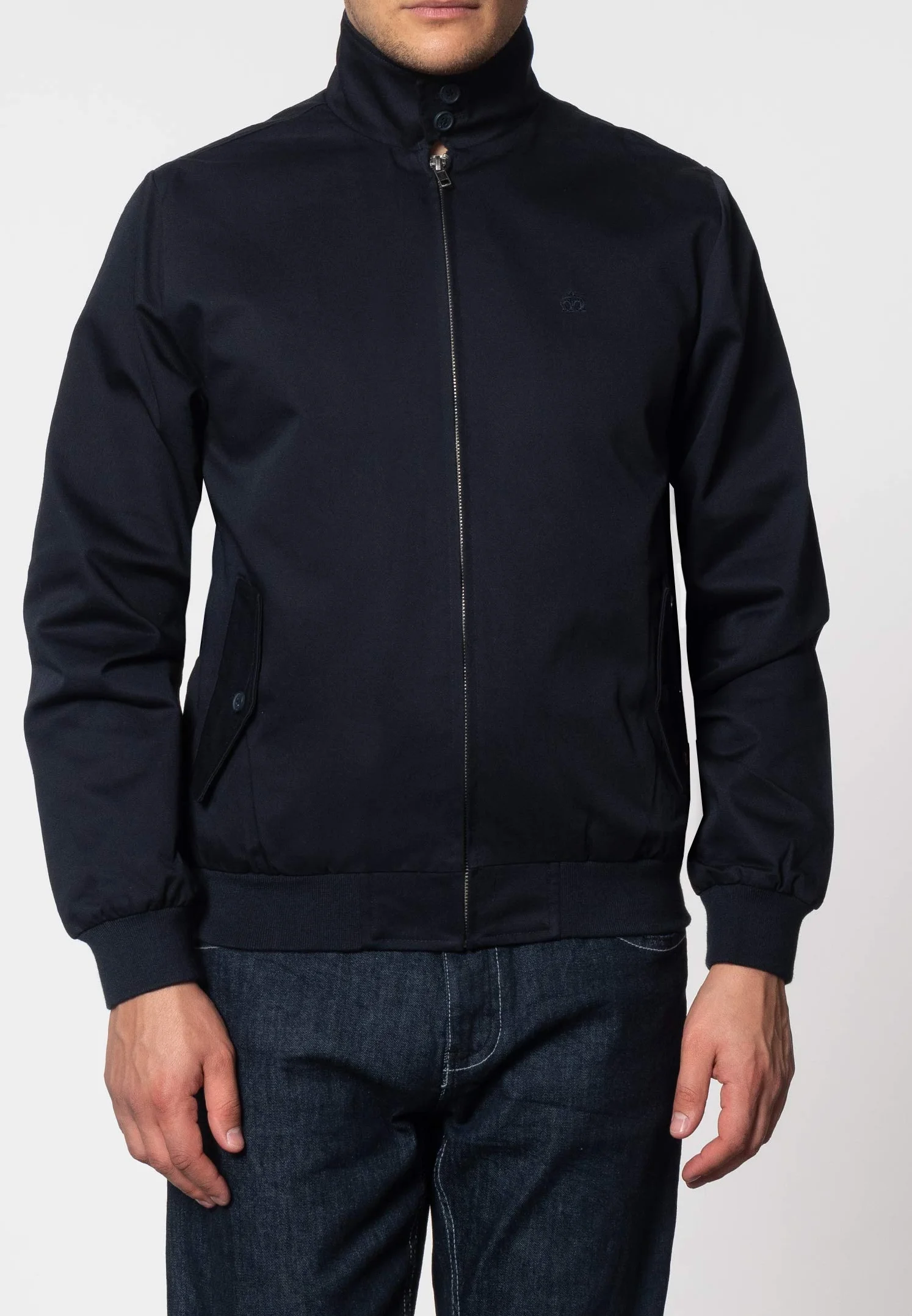 Merc Of London Harrington Kurtka Męska, Granatowy, M