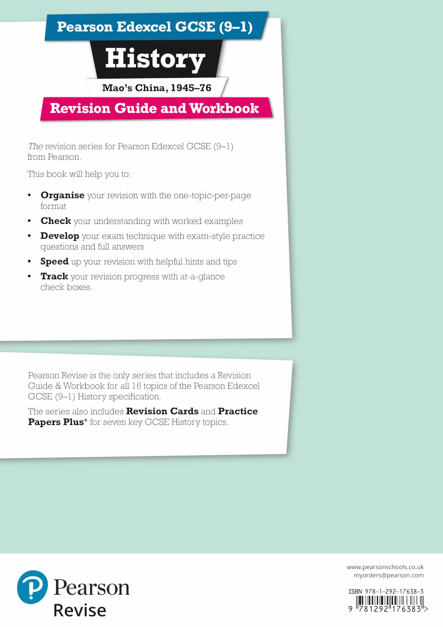 Revise Edexcel GCSE (9-1) History Mao's China Revision Guide and Workbook: with free online edition