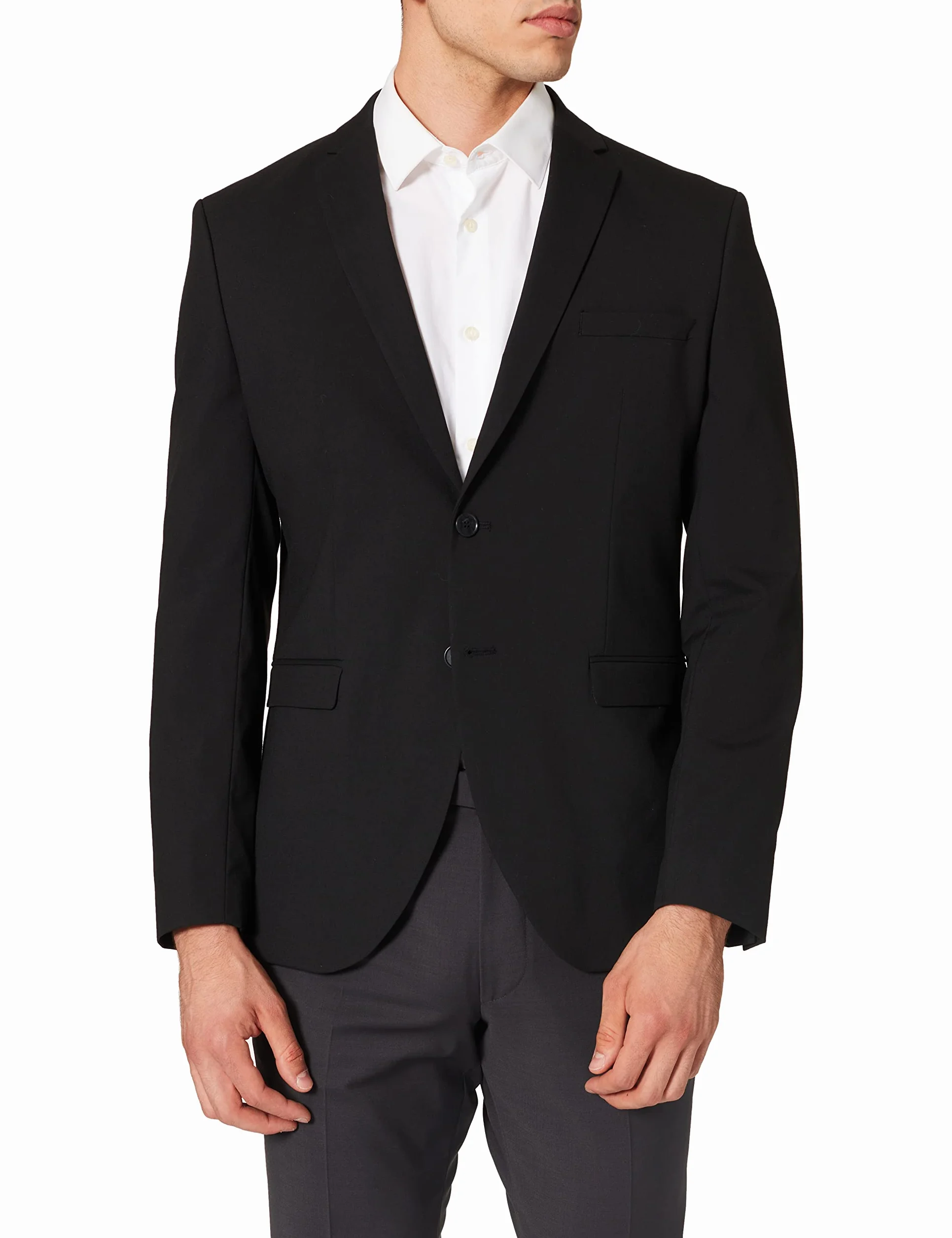 SELECTED HOMME marynarka garniturowa Mężczyźni Shdnewone-mylologan1 Black Blazer Noos