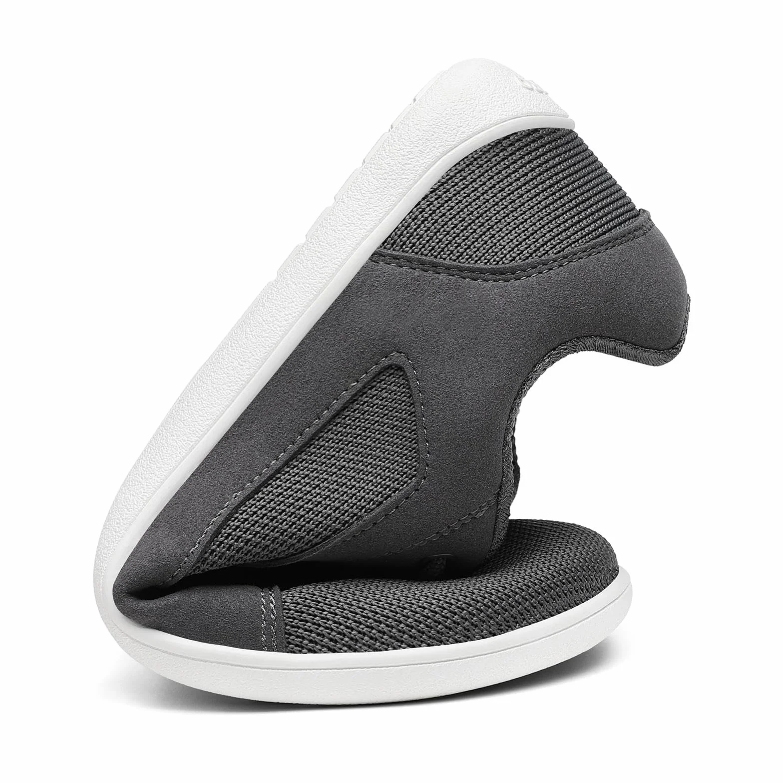 SAGUARO Saguaro DuckStride Luck Unisex Knit buty boso - miękkie, wygodne, minimalistyczne buty do chodzenia boso z szerokim noskiem, rozmiar 36-46, Niebieski