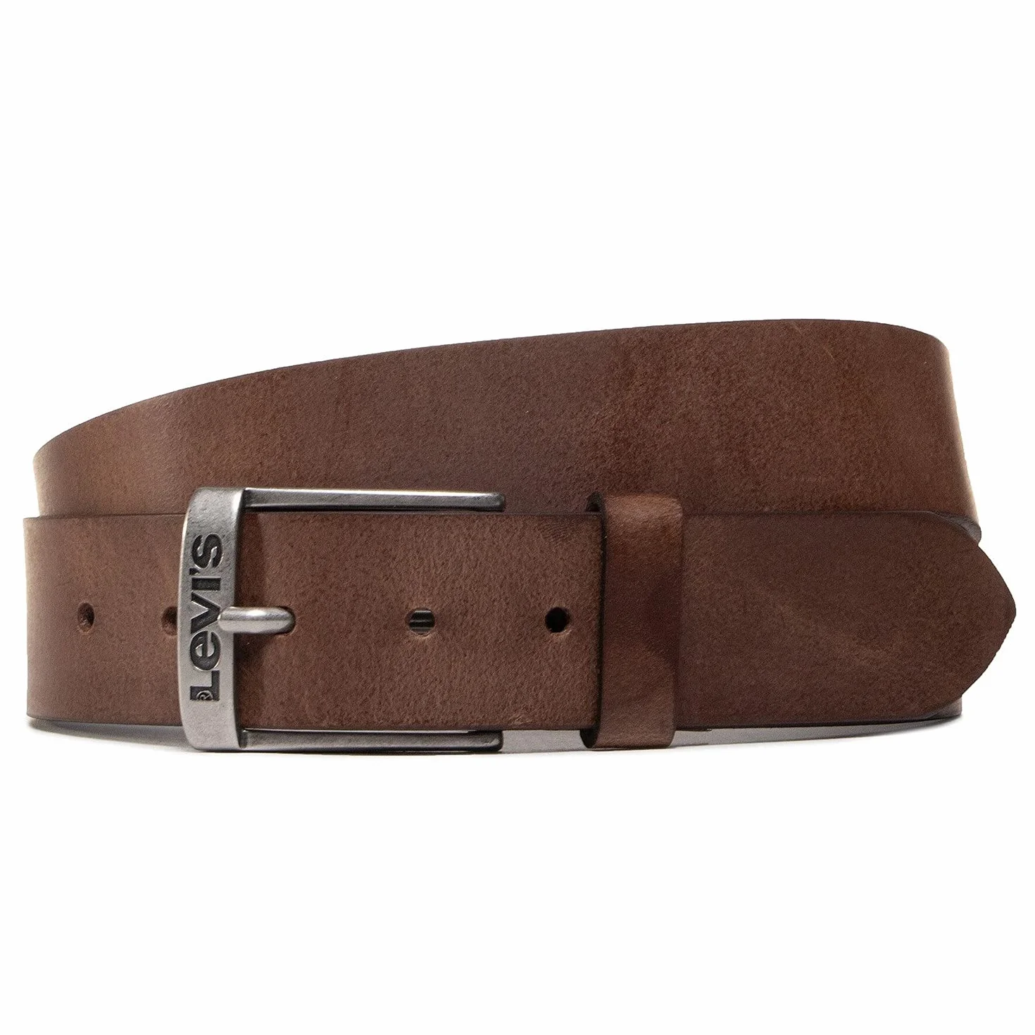 Levi's Nowy pasek Duncan męski, Brązowy (ciemnobrązowy), 110