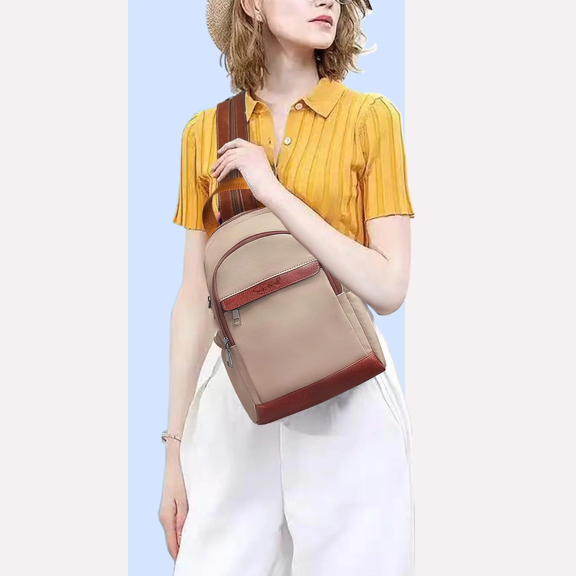 Mini plecak damski, mały – plecak miejski, torebka antykradzieżowa, wodoszczelny, elegancki plecak crossbody, plecak damski, na co dzień, na podróż, czas wolny, zakupy, do pracy