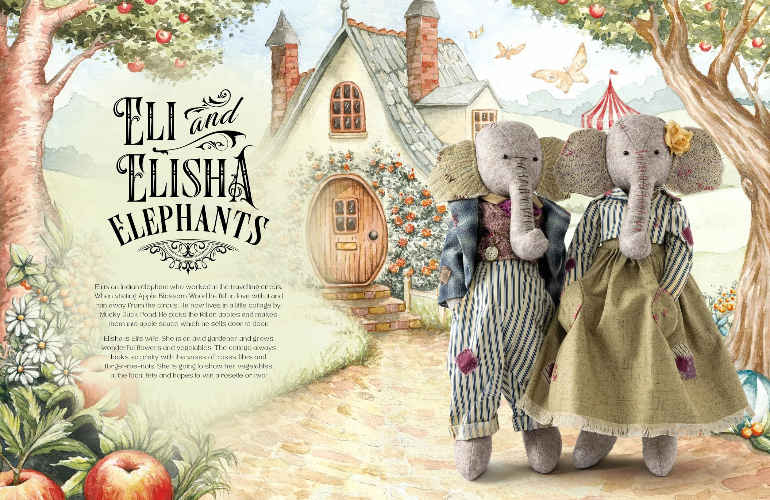 Sew Felt Animals from Apple Blossom Wood: A Practical Guide to Sewing Heirloom Animal Dolls and Their Clothing