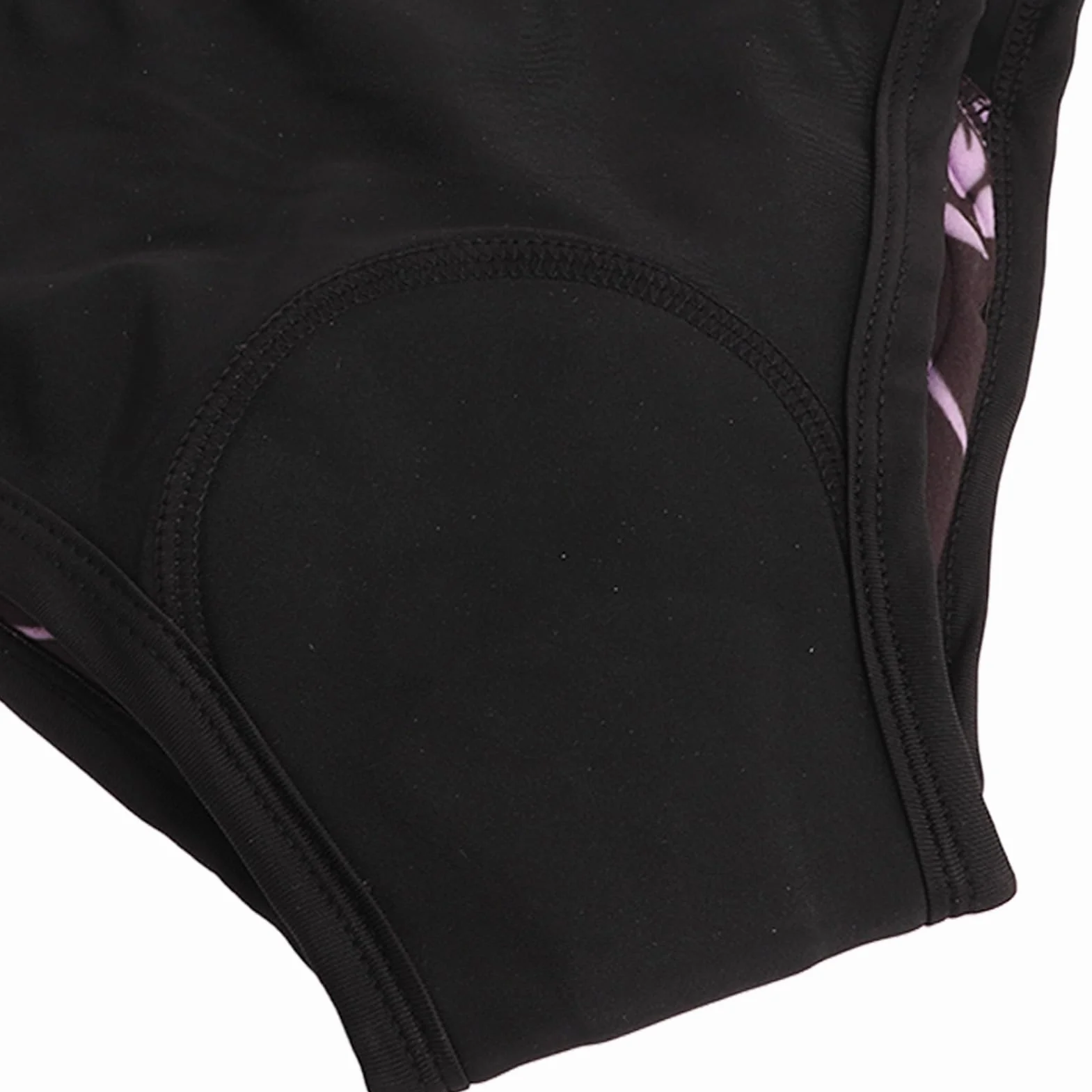 Oddychająca Damska Bielizna Rowerowa z amortyzacją 3D Wyściełane Spodenki Rowerowe Bielizna Czarna (2XL)