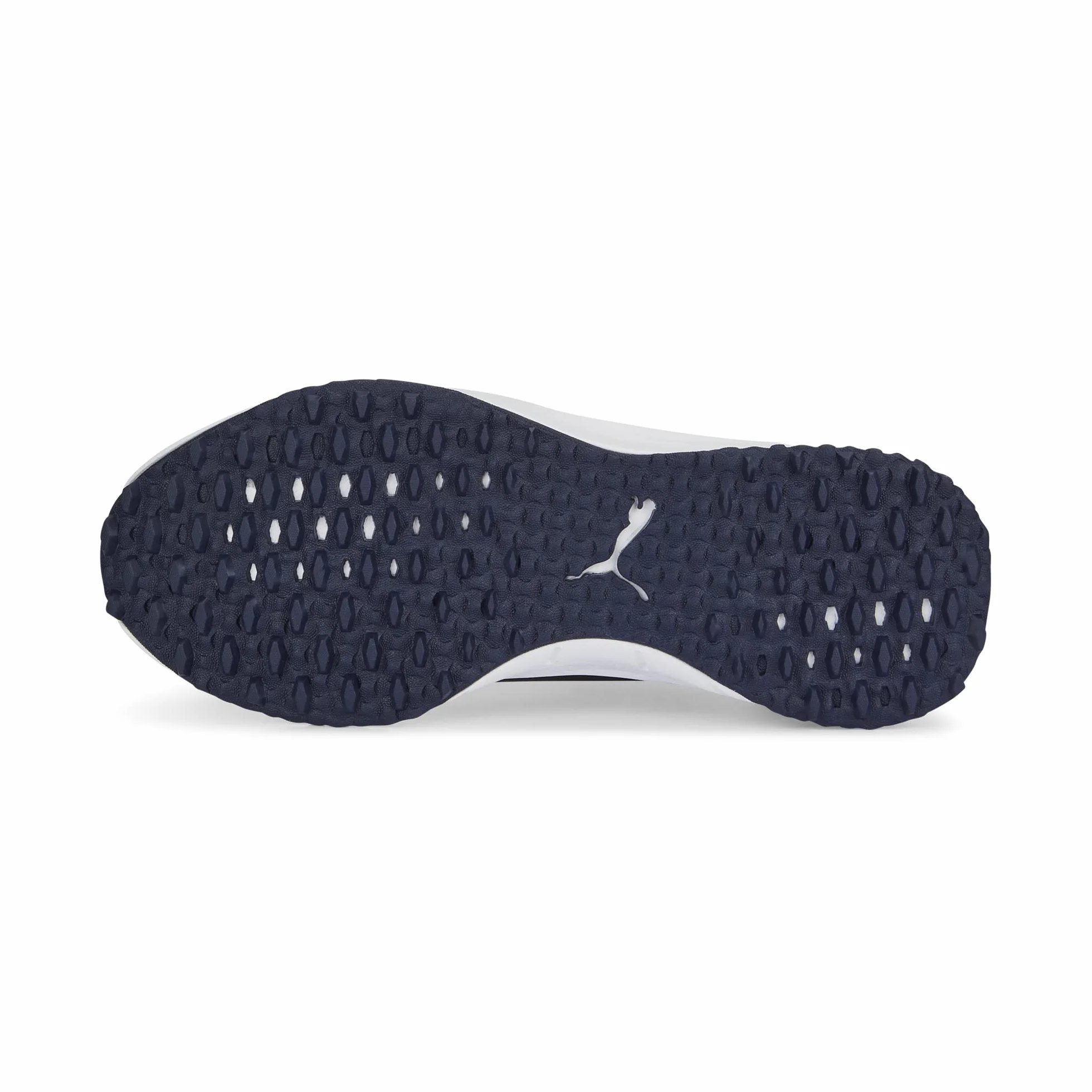 PUMA Fusion Grip, Buty do golfa Mężczyźni, Puma Biały Puma Srebrny Puma Navy, 44 EU