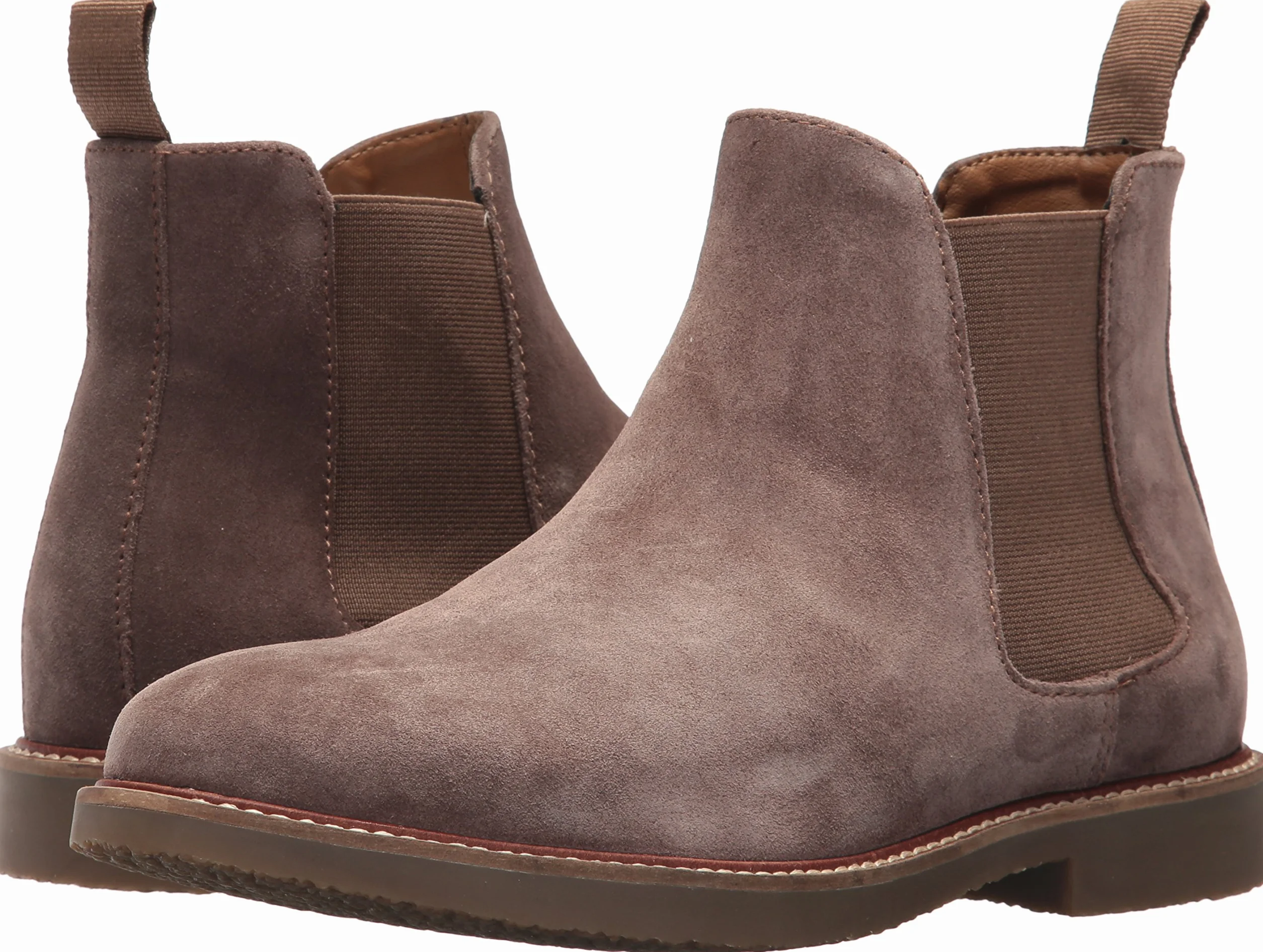 Steve Madden Męskie buty Highline Chelsea, Szarobrązowy zamsz - 44 EU