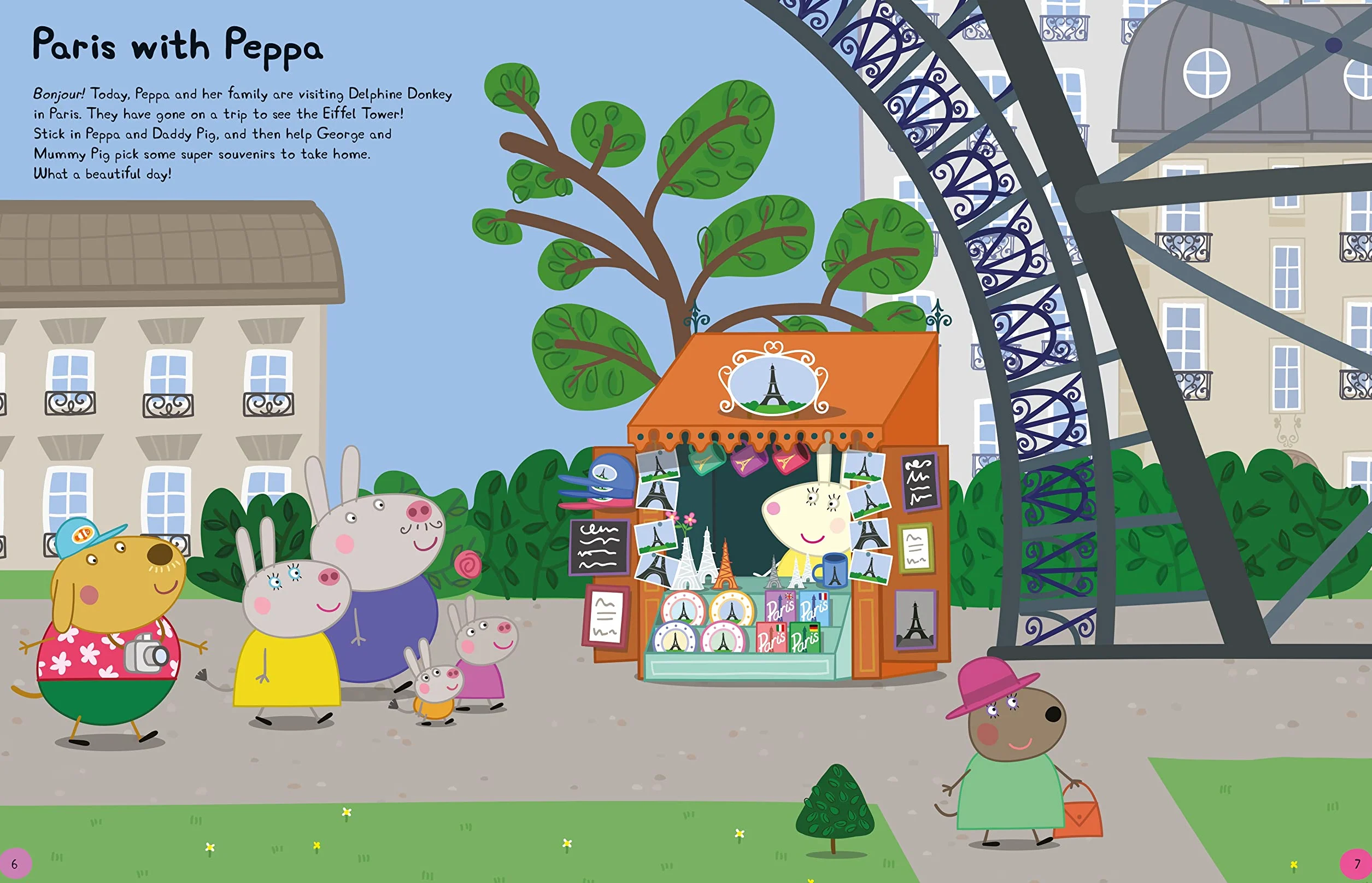 Peppa Pig: Peppa's Travels: Sticker Scenes Book