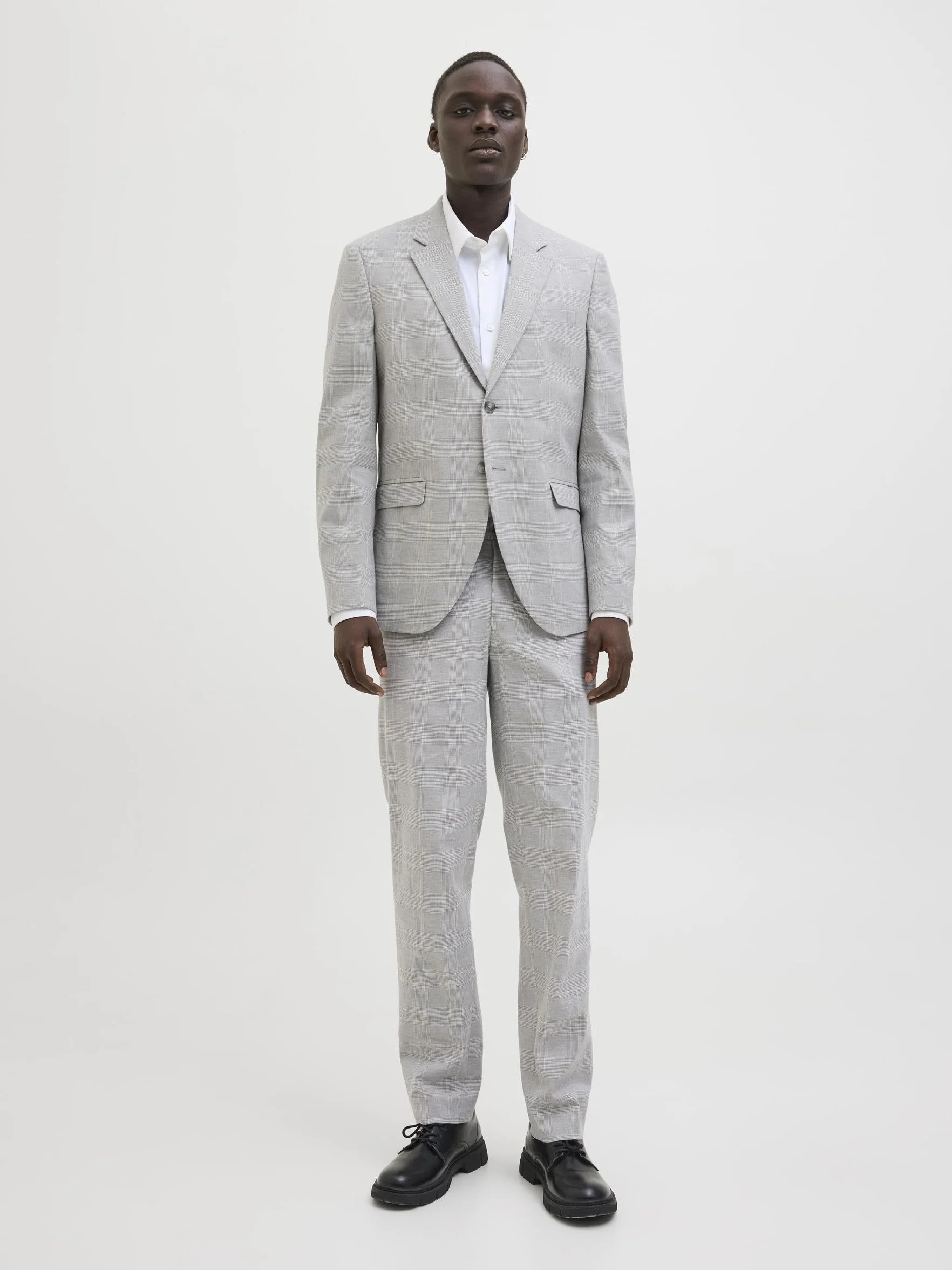 JACK & JONES Jprriviera męska marynarka lniana Slim Fit Sn, Chiseled Stone, 50