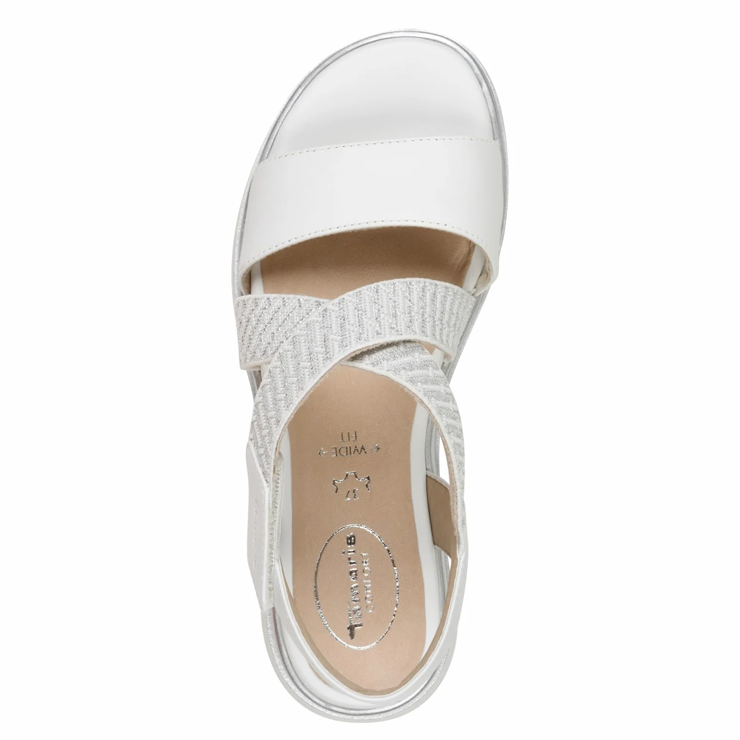Tamaris Kobiety Tamaris Comfort Damen Flache SandaleSandał płaski