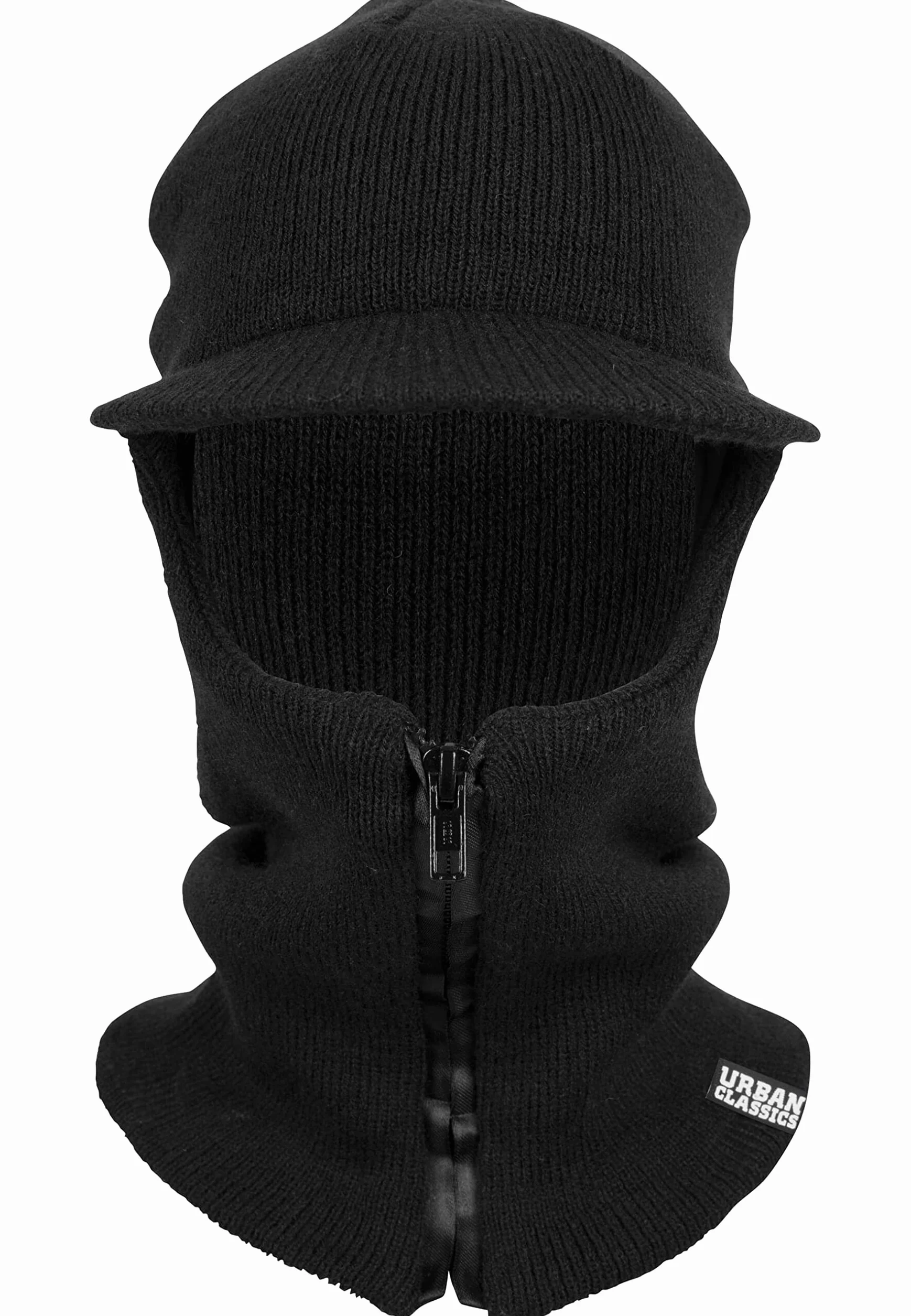 Urban Classics Uniseks Balaclava Visor Kominiarka, Czarny