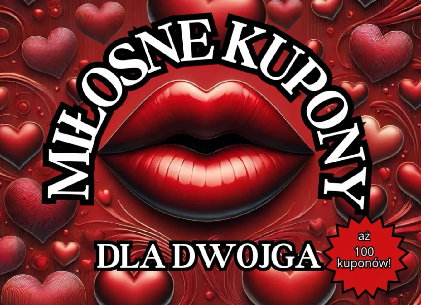 Kupony miłosne dla dwojga. Aż 100 seksownych, romantycznych i pikantnych aktywności dla par: Wzmocnijcie Wasz związek i rozgrzejcie sypialnię do czerwoności!