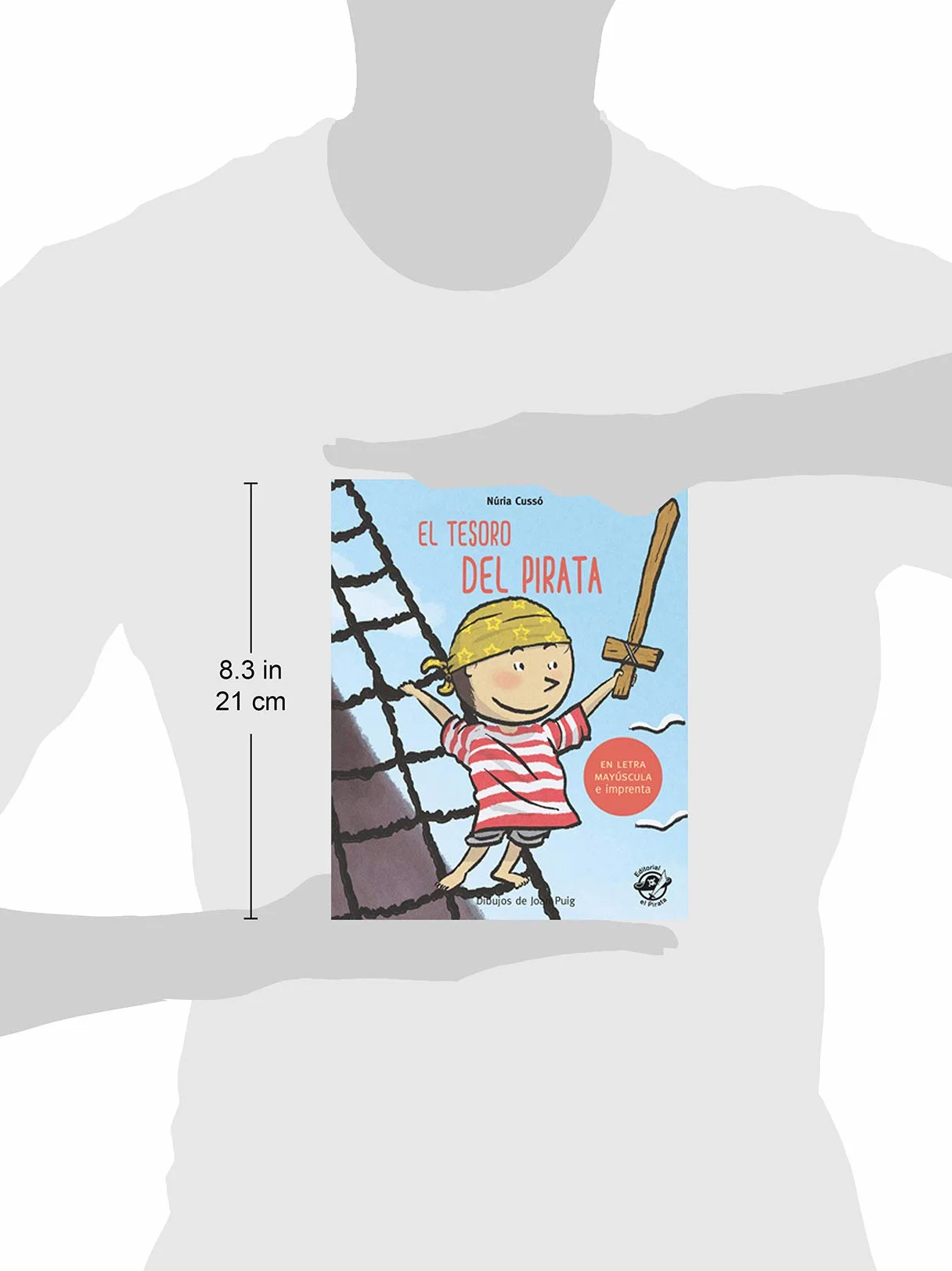 El Tesoro del Pirata: En letra MAYÚSCULA y de imprenta: cuentos para aprender a leer - niños de 5 y 6 años