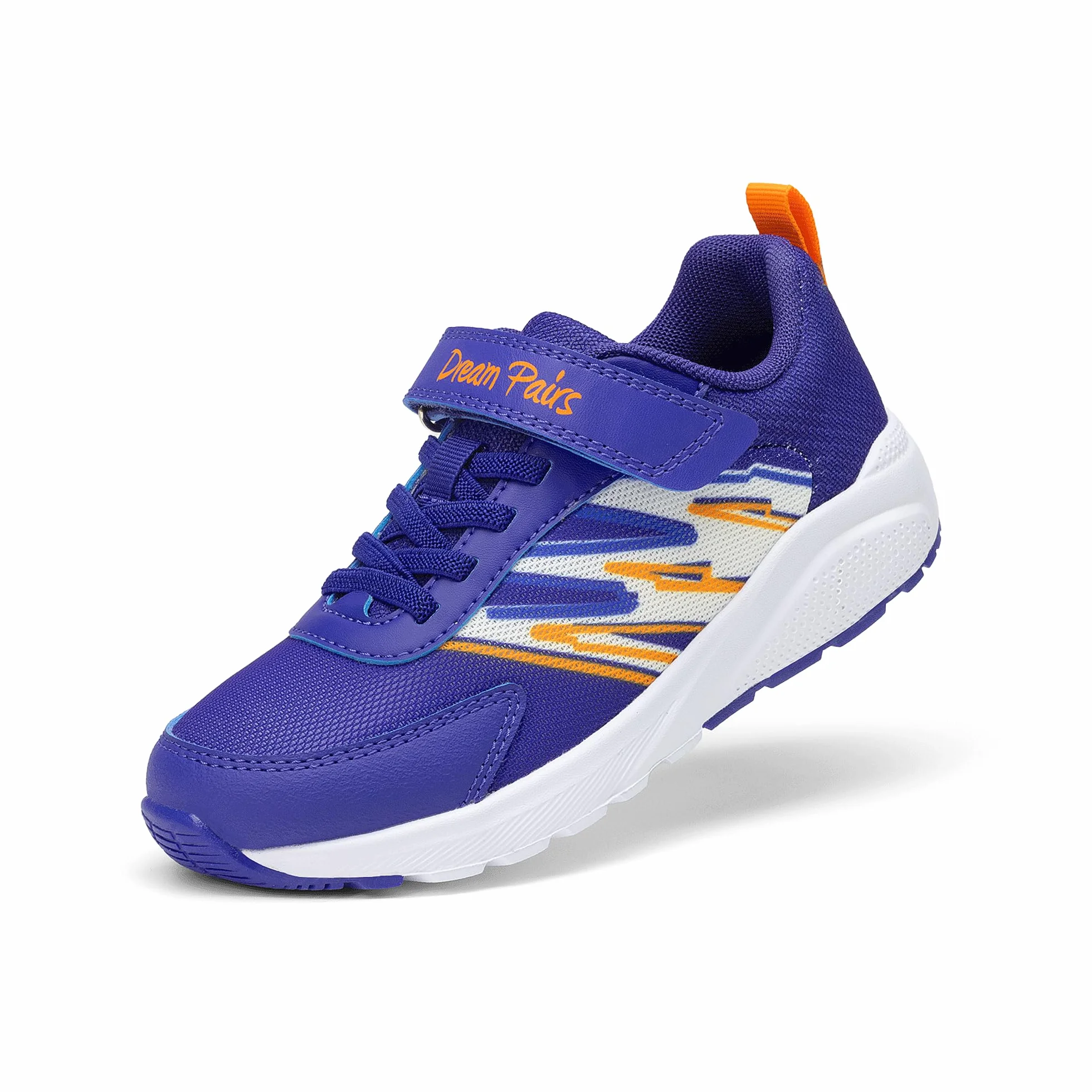 DREAM PAIRS Unisex Buty sportowe dla chłopców i dziewcząt z rzepem, tenisówki dla dzieci, obuwie sportowe, oddychające buty do biegania