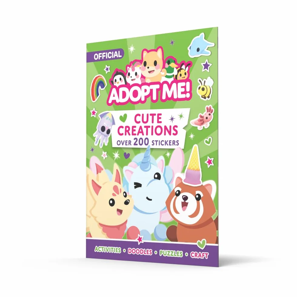 Adopt Me! Cute Creations Sticker Book: The perfect Activity Book for fans of Number 1 favourite online game, Adopt Me! Ideal for ages 7-11