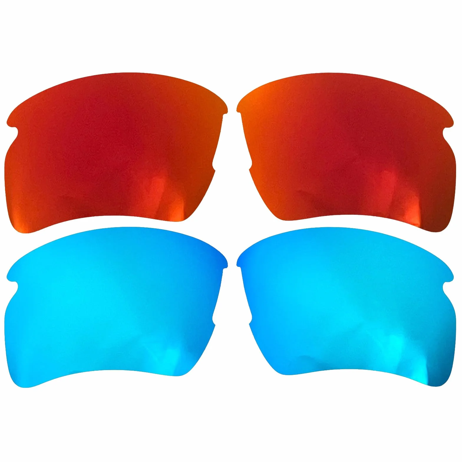 Zapasowe soczewki do Oakley Flak 2.0 XL 9188 (ciemnoczerwone)