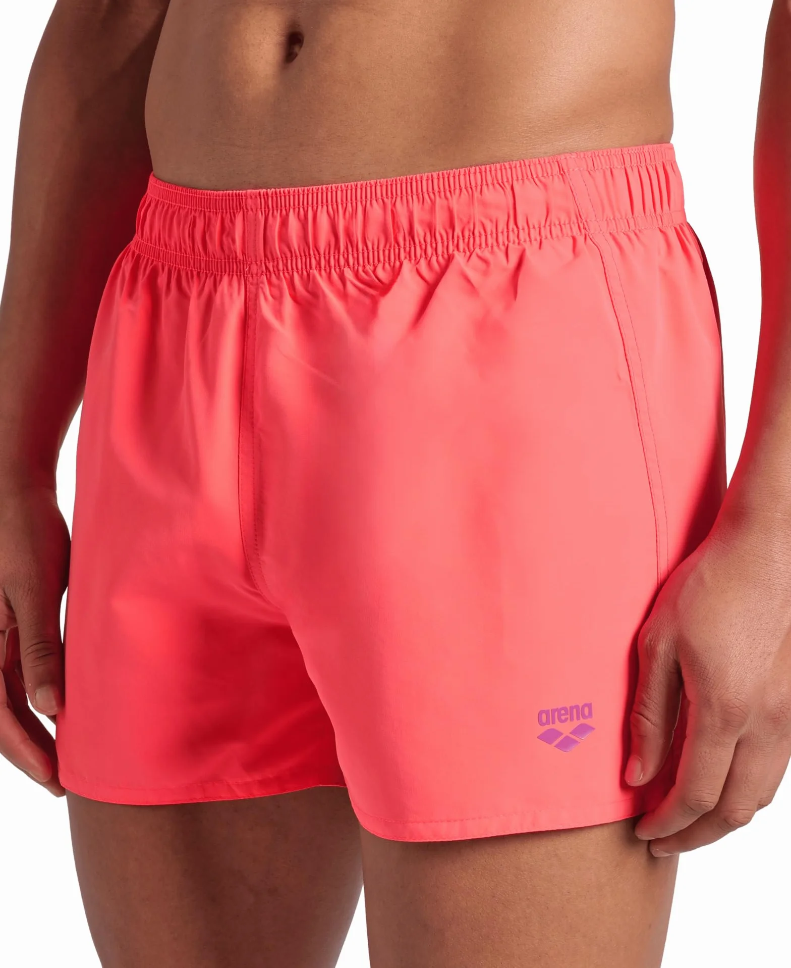 Arena X-męskie spodenki plażowe Fundamentals R, Calypso Coral-Dark Purple, M