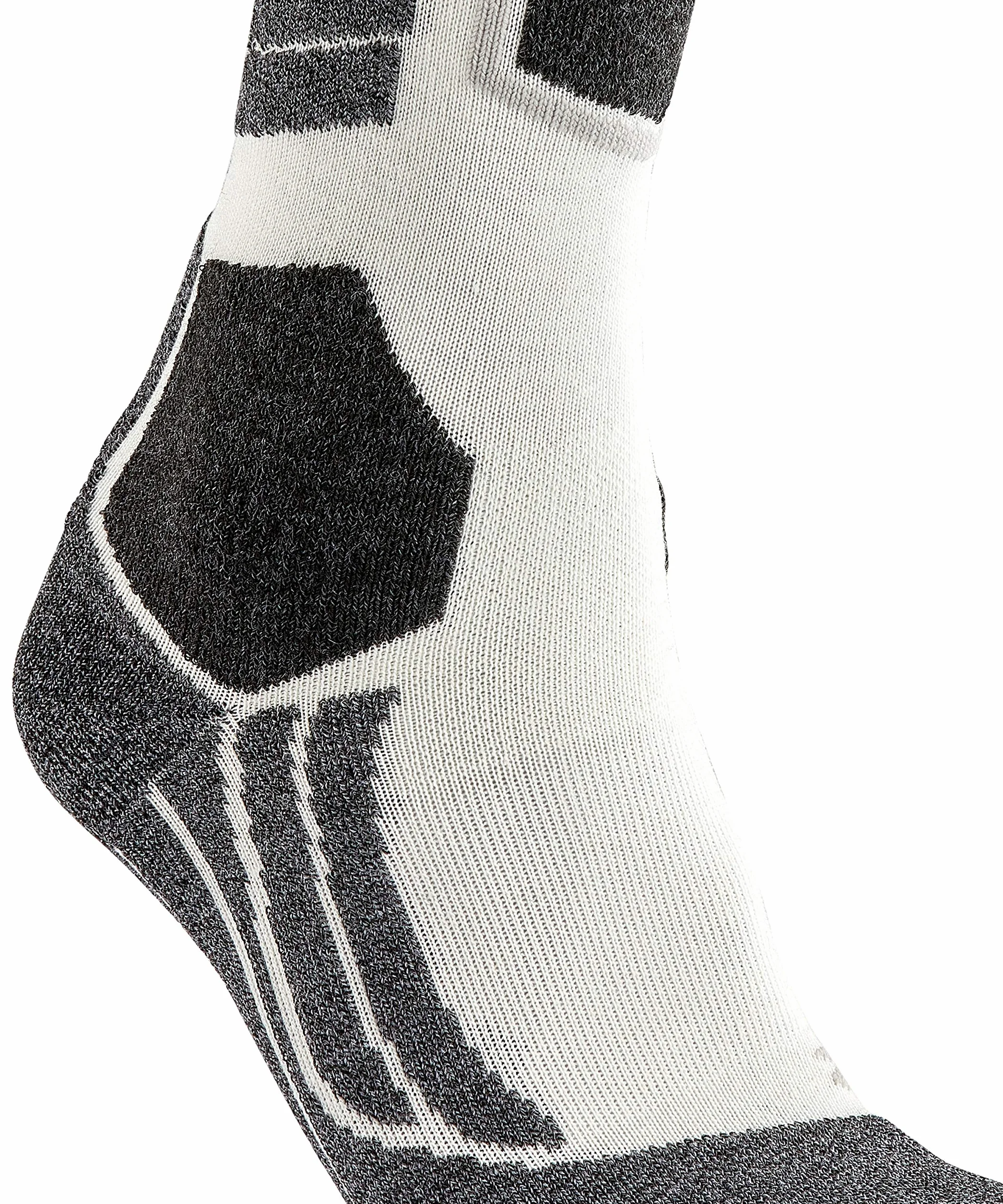 FALKE Kobiety Skarpety narciarskie SK2 Intermediate W Kh Wełna ciepłe grube 1 Para, Biały Off-White 2040, 39-40
