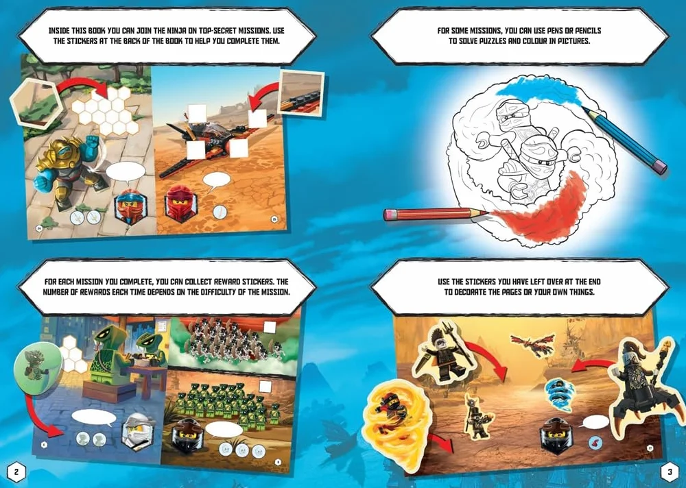 LEGO® NINJAGO®: 800 Stickers: Defenders of Ninjago World