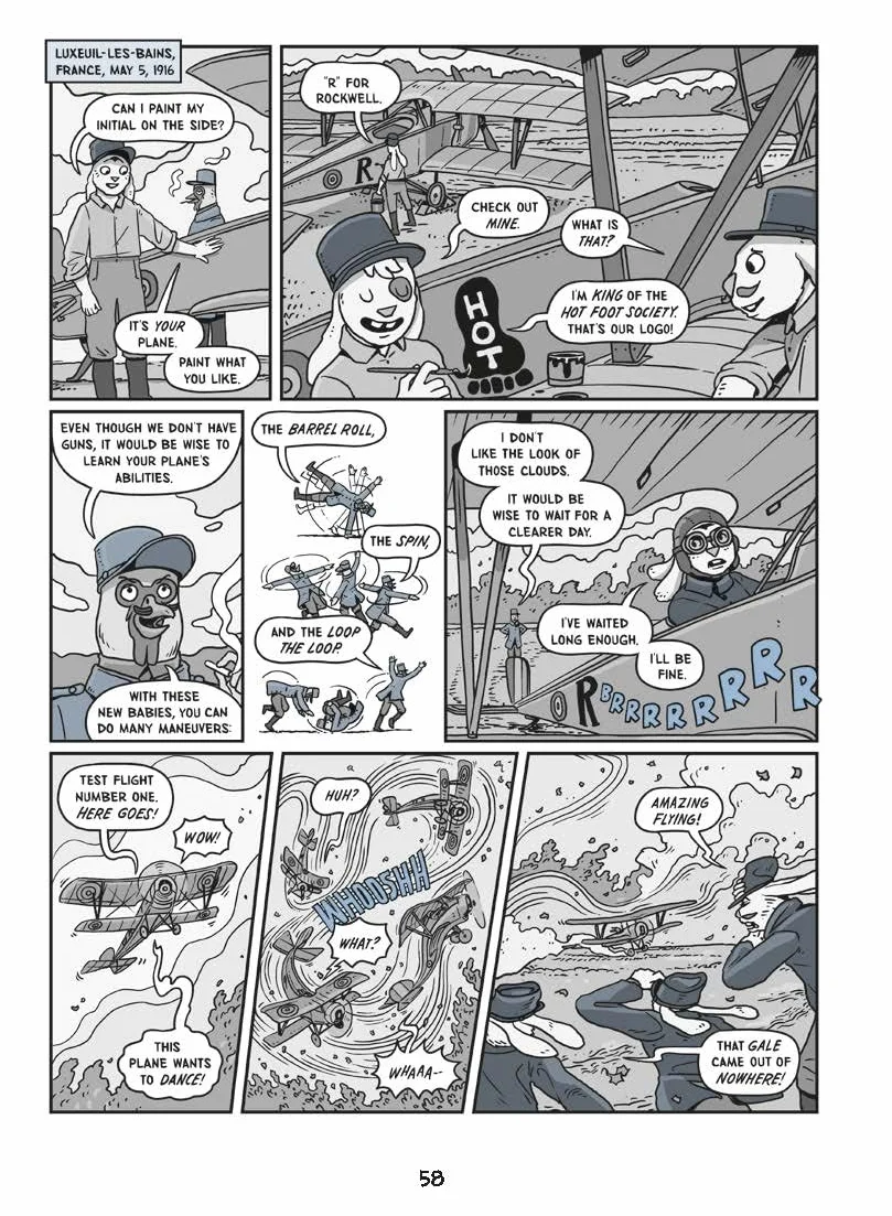 Above the Trenches (Nathan Hale's Hazardous Tales #12): A World War I Flying Ace Tale