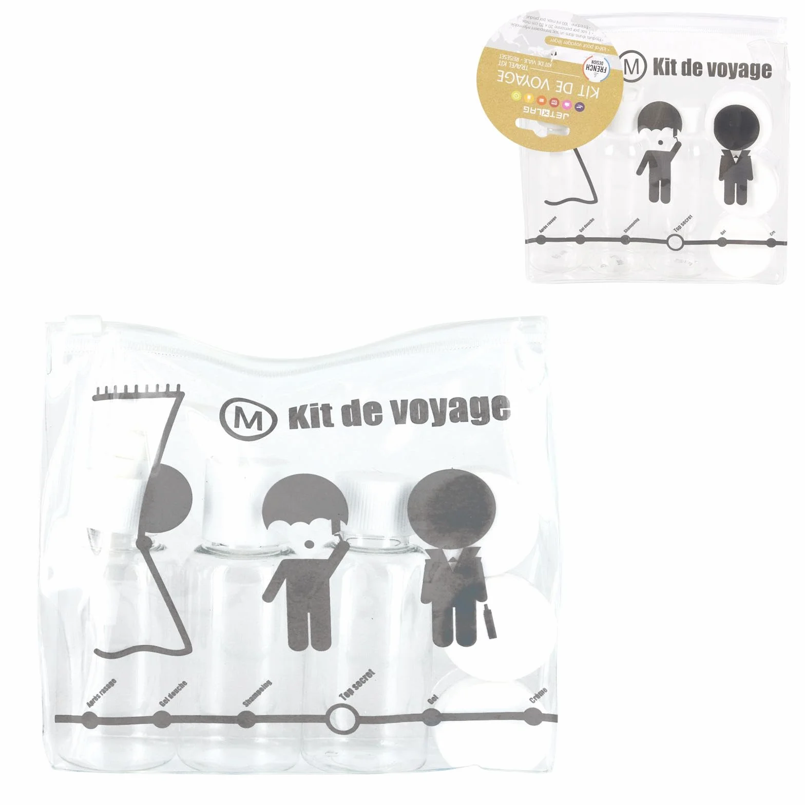 CMP IBERICA CMSC15130 KIT VIAJE NECESER C/6 P. SURTI, biały, 3