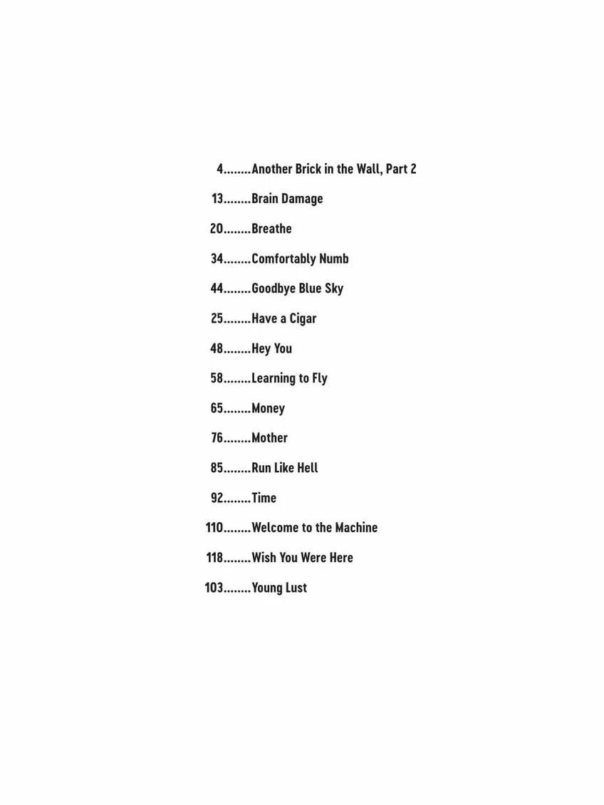 Pink Floyd: Deluxe Guitar Play-Along Volume 11 (Book/Online Audio)