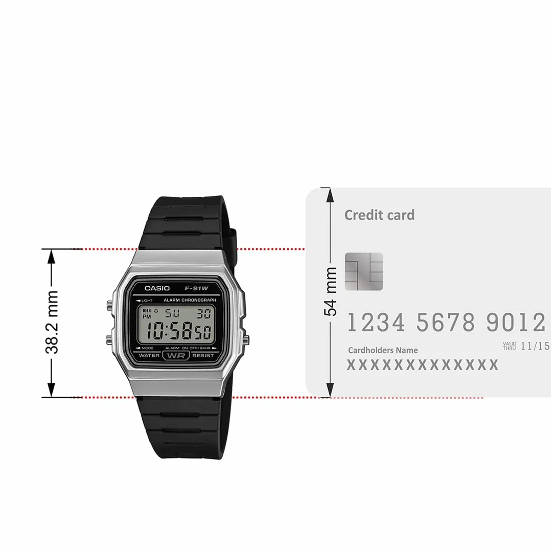 Casio Klasyczny zegarek cyfrowy z alarmem