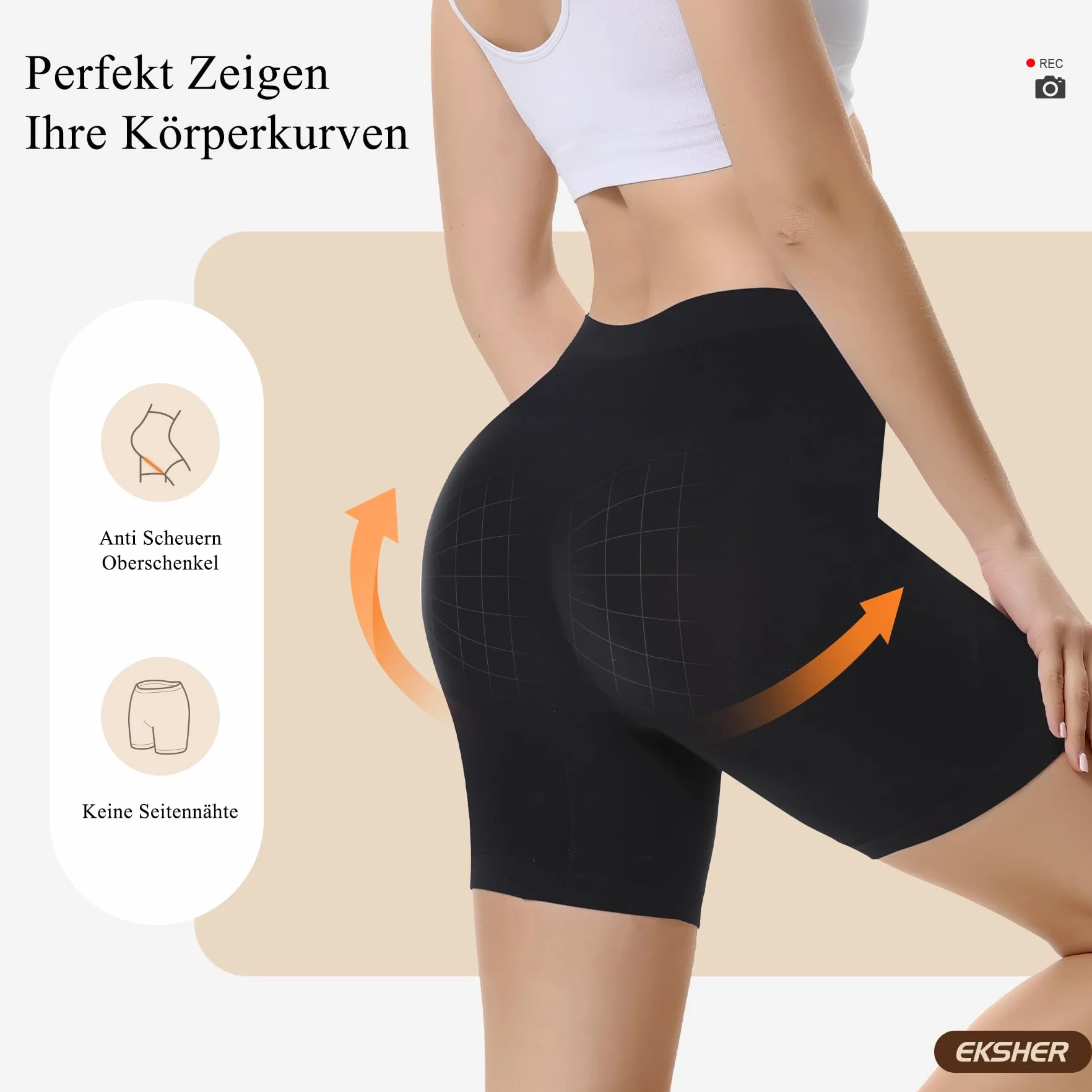 Damskie spodenki rowerowe, krótkie legginsy, wysoki stan, pod sukienkę, spódniczkę, nieprzejrzyste, zapobiegające otarciom szorty, 3 sztuki w opakowaniu