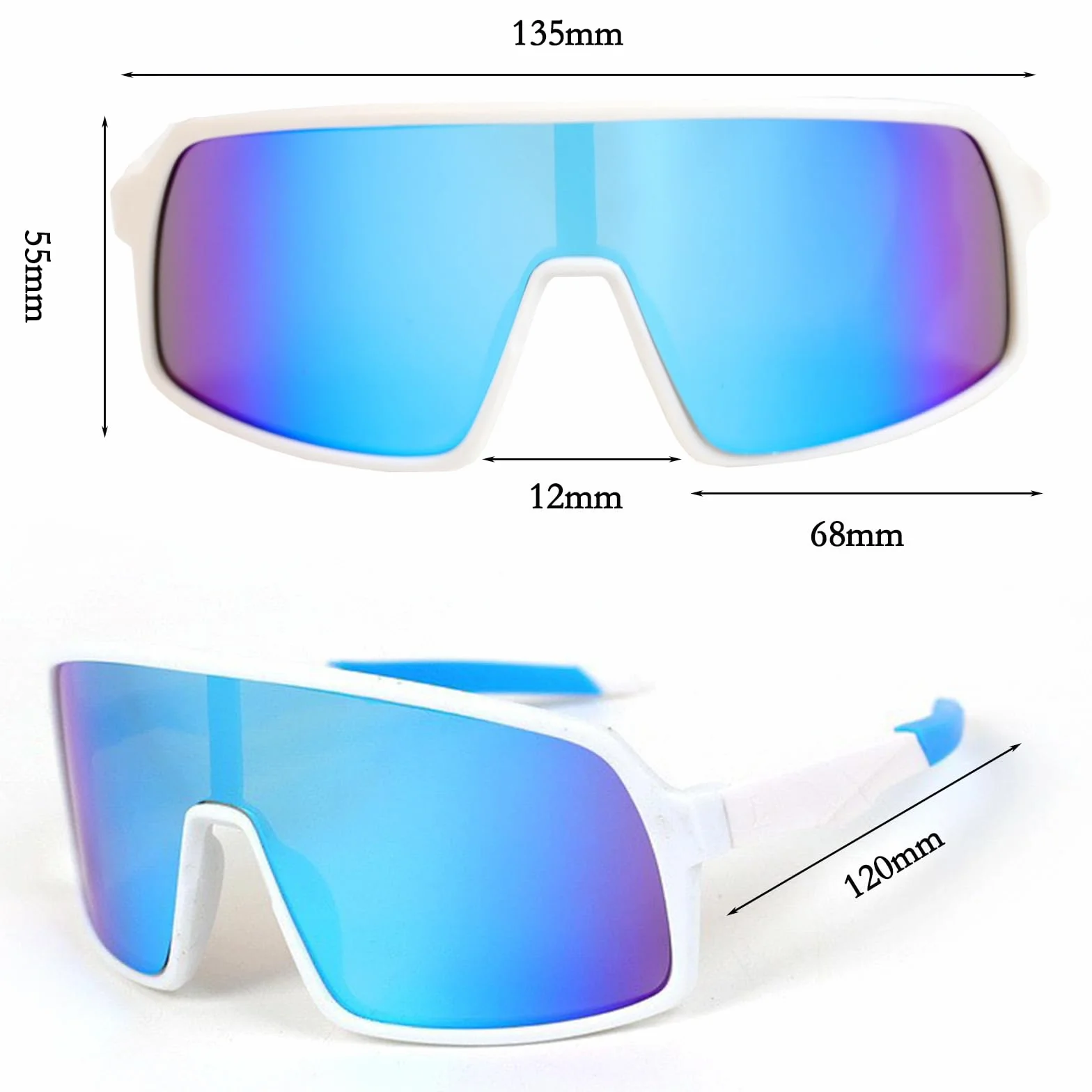 Dziecięce okulary przeciwsłoneczne, okulary ochronne UV400 dla dzieci, spolaryzowane okulary rowerowe dla młodych chłopców, dziewcząt, sportów na świeżym powietrzu