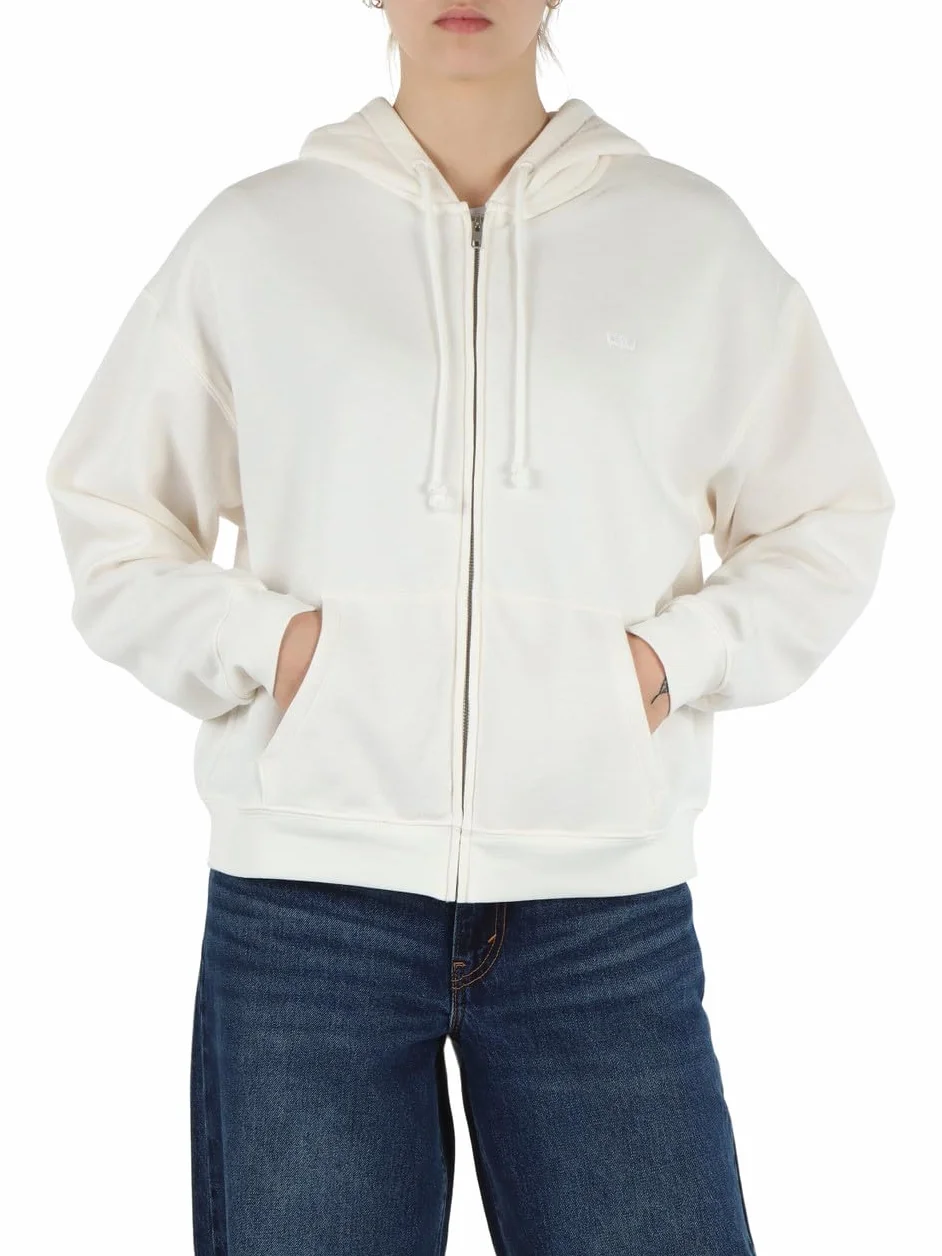 Levi's Everyday Zip Hoodie Sugar Swizzle Fleece, Sugar Swizzle, M