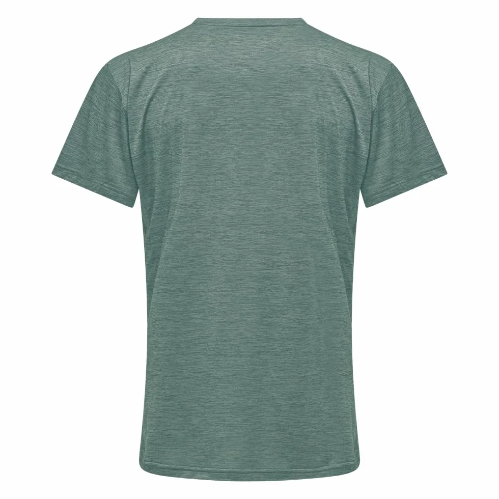 Salewa PUEZ Melange Dry M S/S Tee, L, Willow Melange