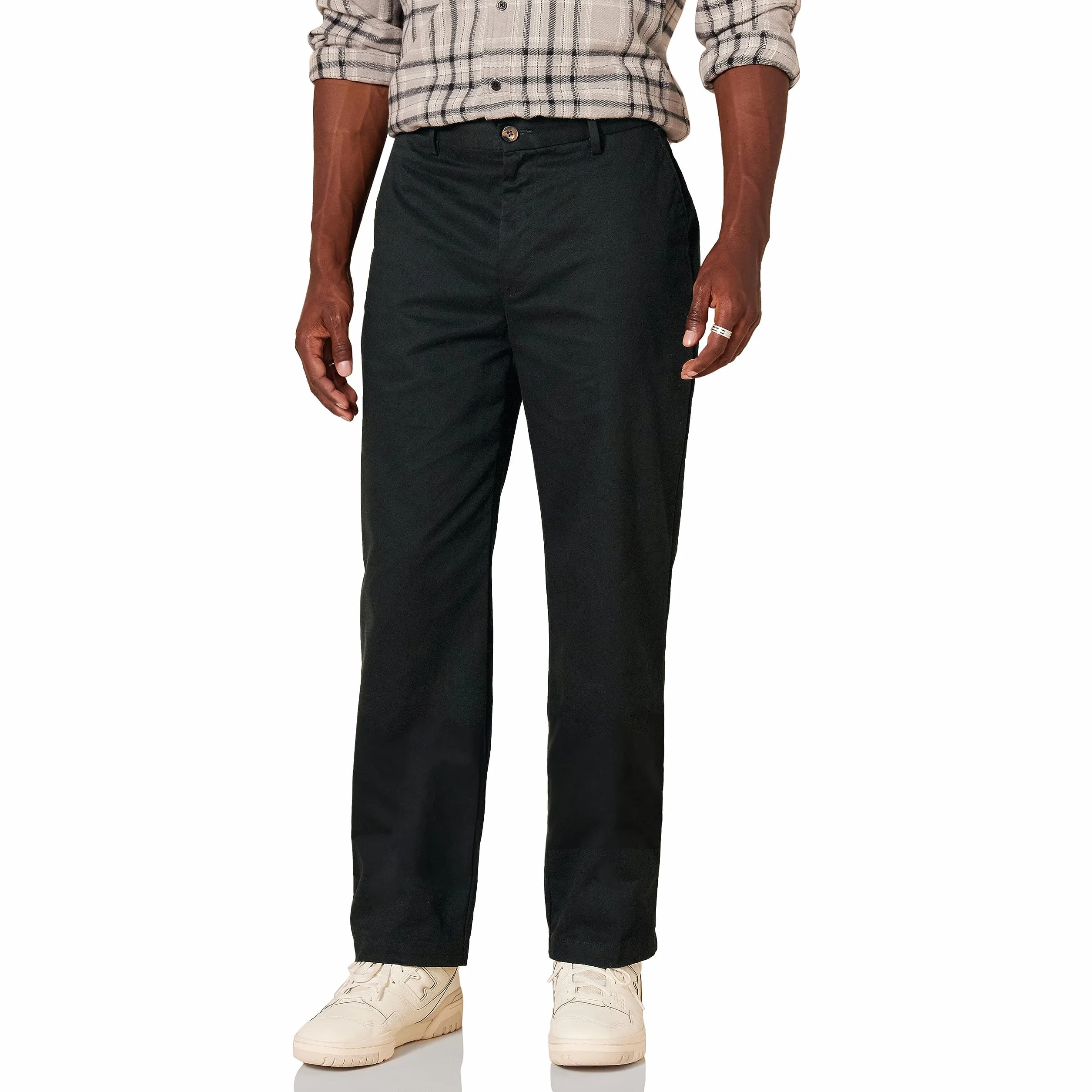 Amazon Essentials Classic-fit Wrinkle-resistant Flat-front Chino Pant - Nieformalne spodnie Mężczyźni
