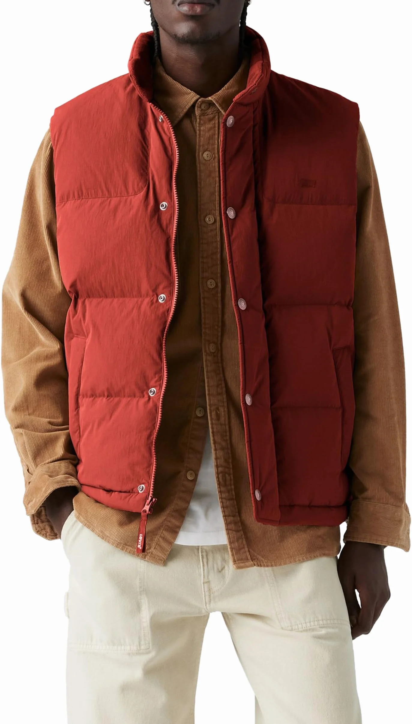 Levi's Rockridge Vest Russet Brown, russet brown, S
