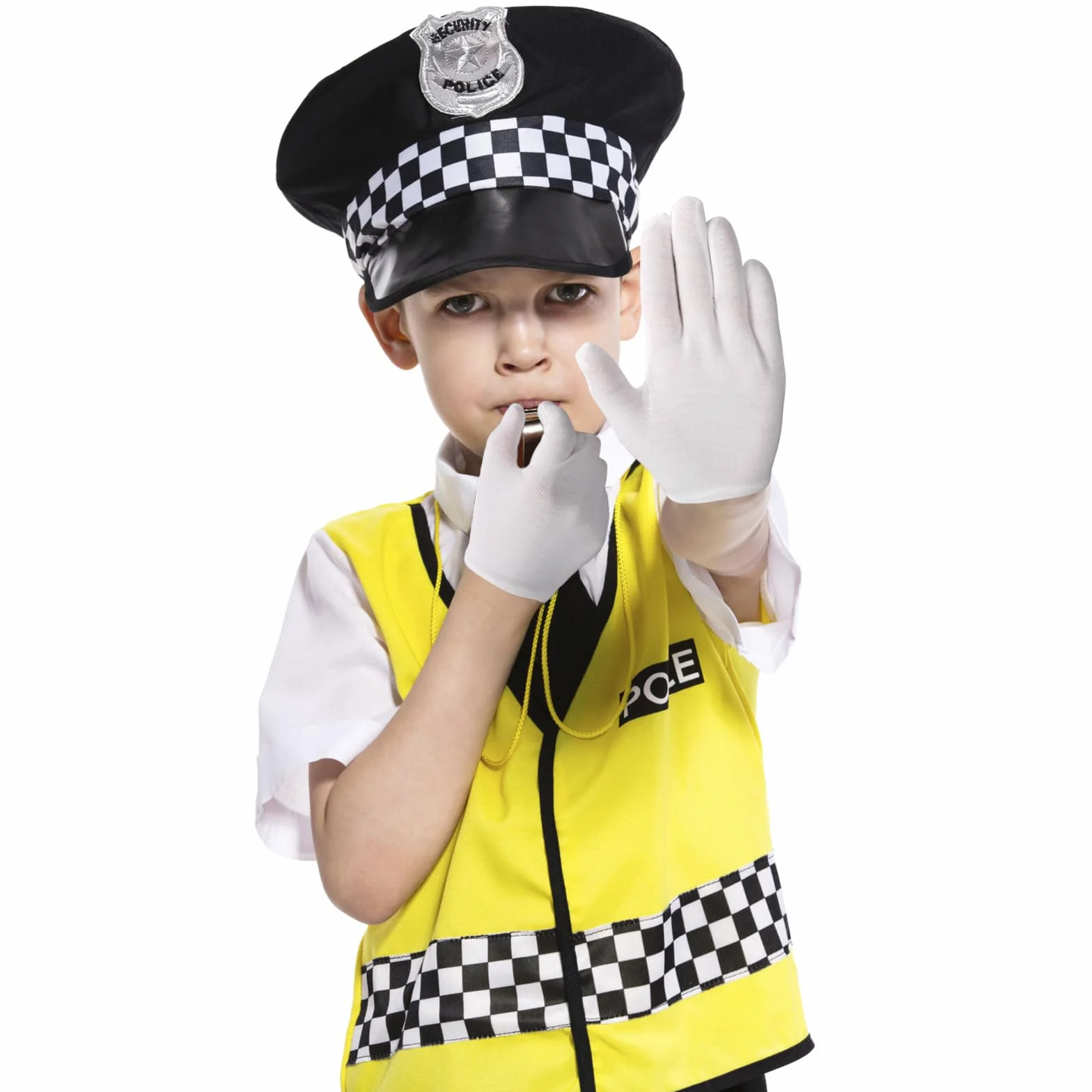 Yolev 4 pary białych dziecięcych rękawiczek dla dziewczynek i chłopców Białe bawełniane rękawiczki Cosplay Kostium Rękawiczki do długości nadgarstka Formalne rękawiczki na przyjęcie ślubne