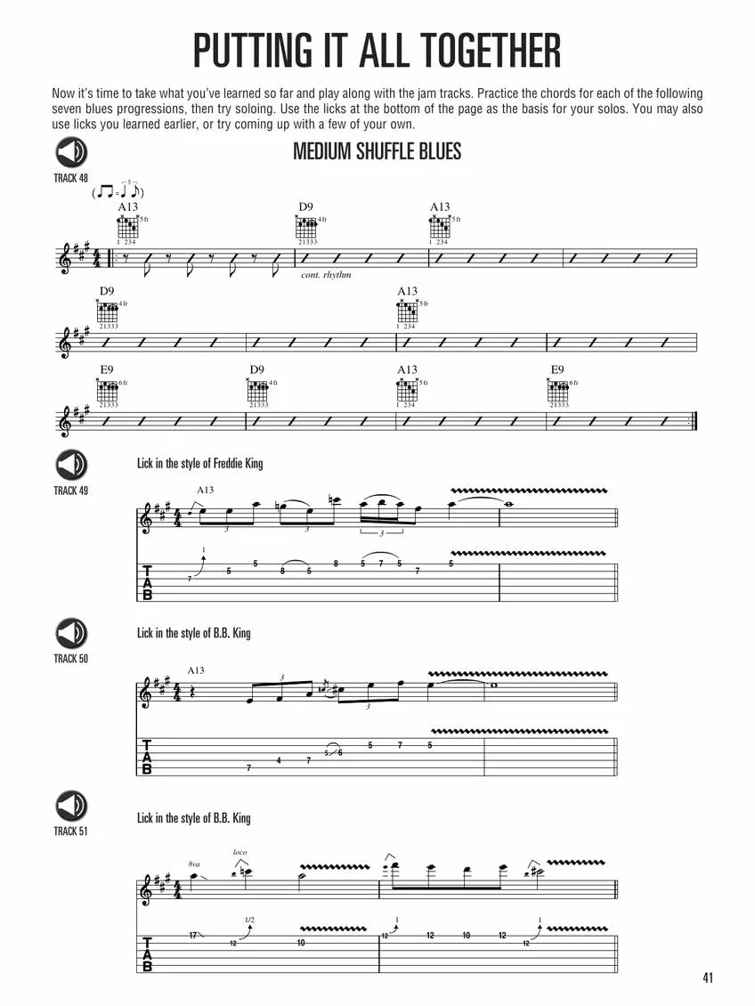 Hal leonard guitar method: blues guitar guitare +cd