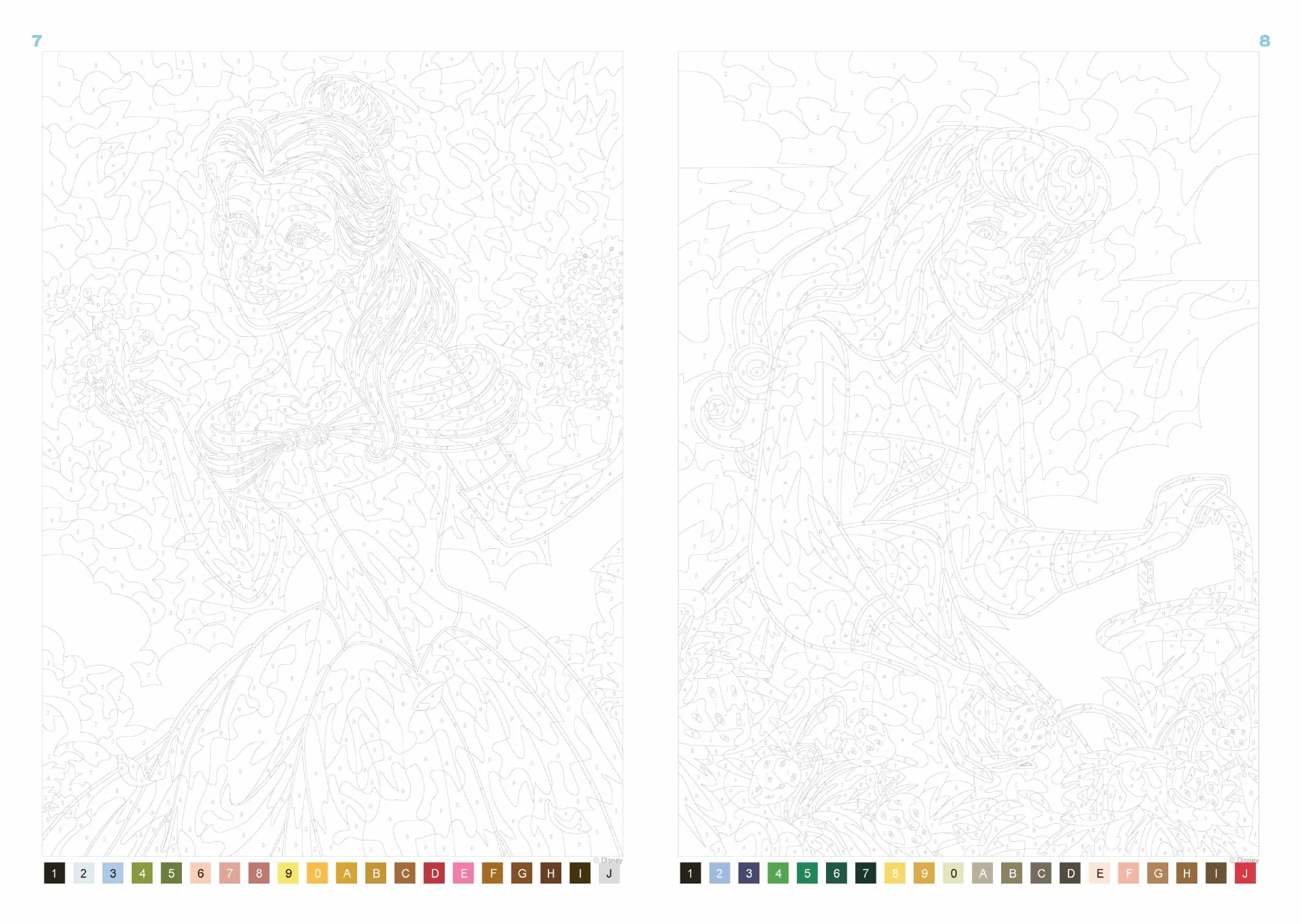 Coloriages mystères Disney - Saisons