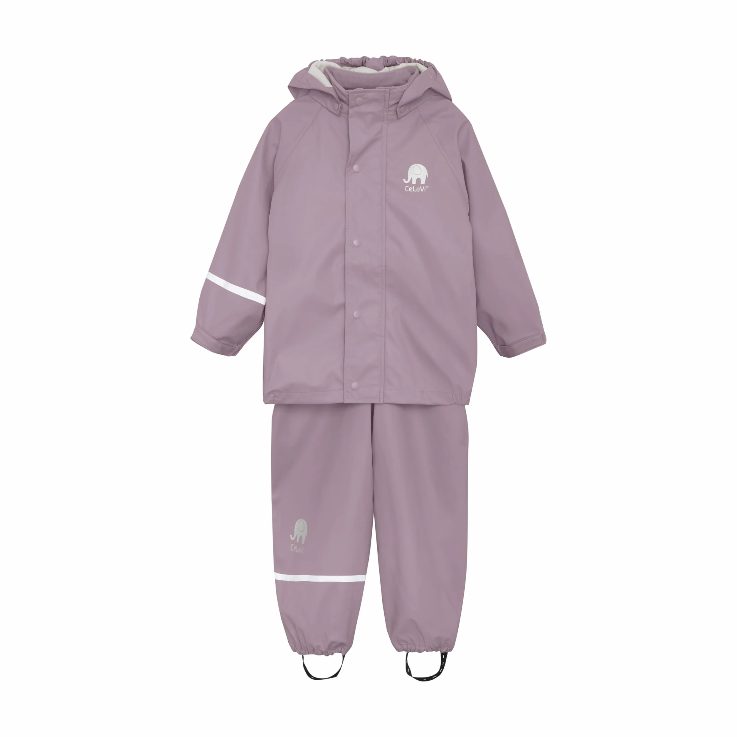 Celavi Unisex Basic Rainwear Set-Solid Pu kurtka przeciwdeszczowa